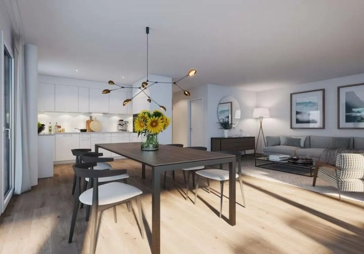 Moderne 4.5-Zimmerwohnung zu vermieten - Foto 3 von 4