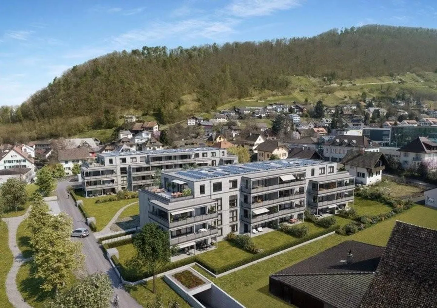 Moderne 4.5-Zimmerwohnung zu vermieten - Foto 2 von 4