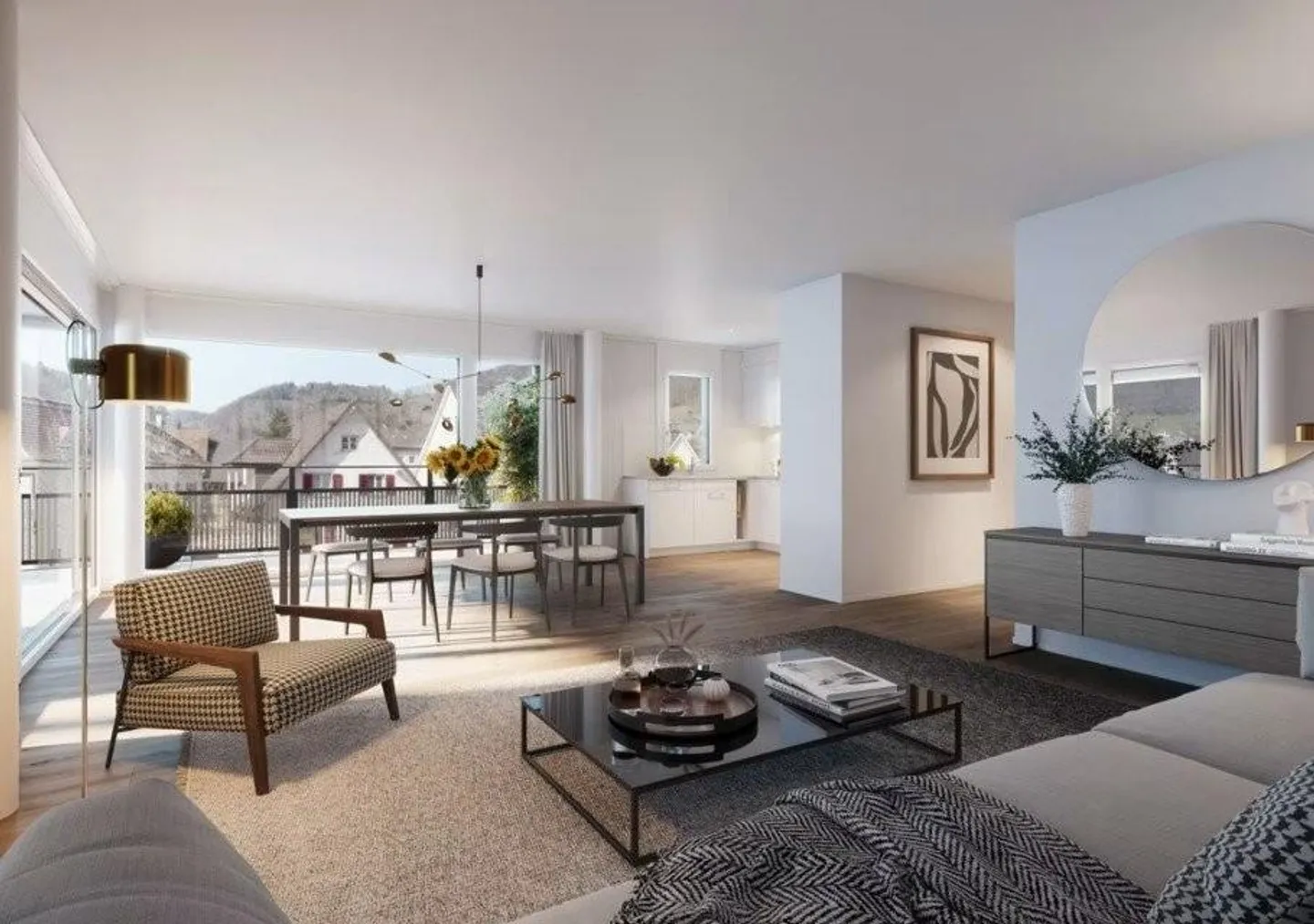 Moderne 4.5-Zimmerwohnung zu vermieten - Foto 4 von 4