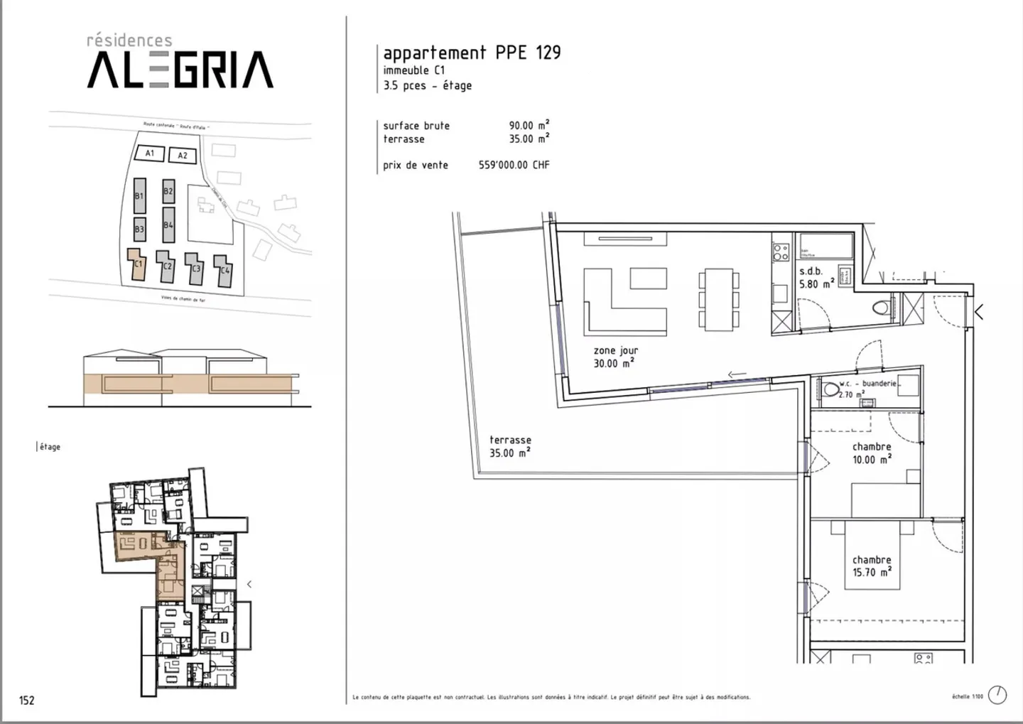 Appartement au 1er étage avec grand balcon - Photo 11 sur 11