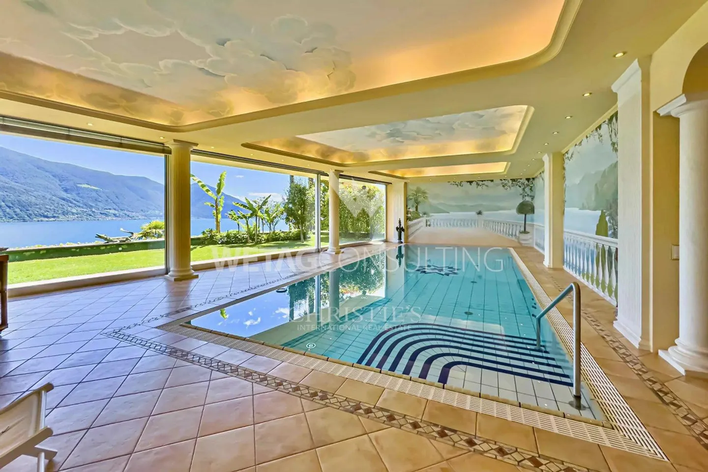 Villa di lusso esclusiva con vista lago mozzafiato ideale per le vacanze in vendita ad Ascona - Foto 6 di 13