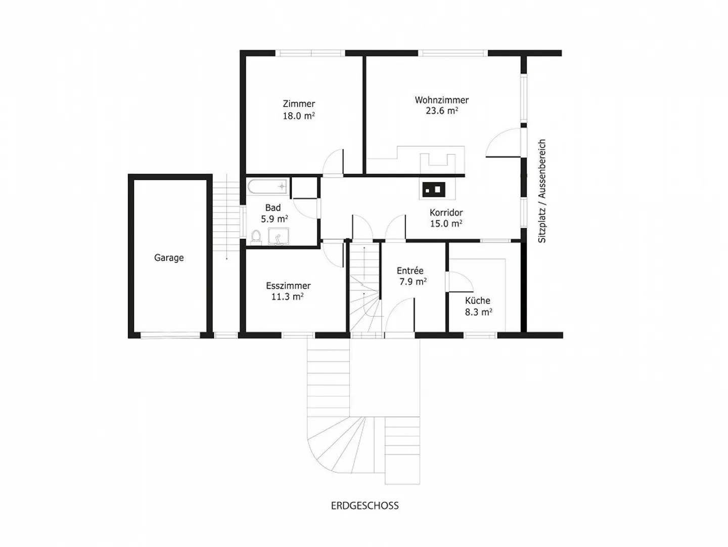 Casa unifamiliare indipendente con potenziale di ampliamento e molto spazio esterno - Foto 11 di 13