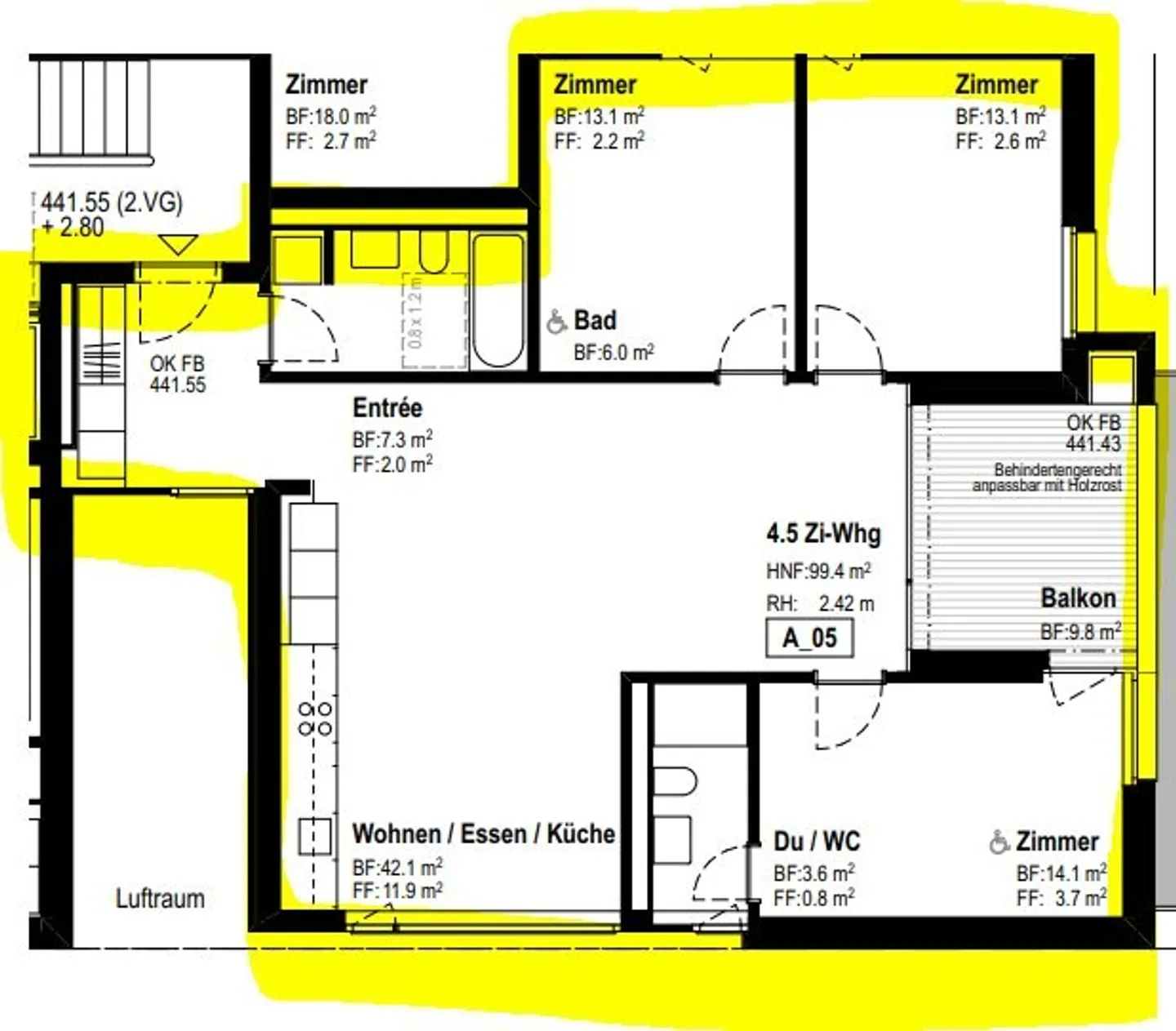 Modern 4.5-room new apartment - Photo 7 of 7