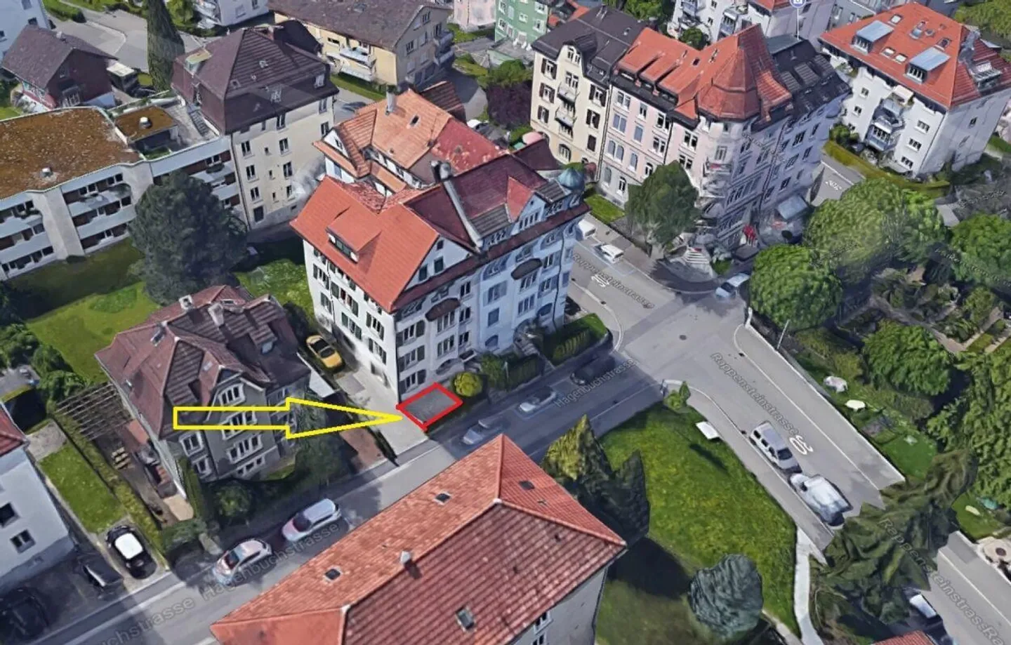 Parkplatz nähe Spitäler / Silberturm zu vermieten - Foto 1 von 1