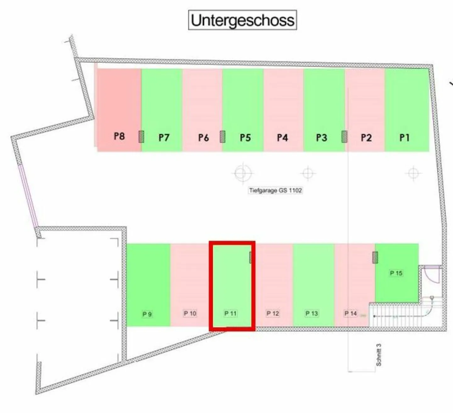 Tiefgaragenplatz/Einstellplatz - Foto 2 von 2