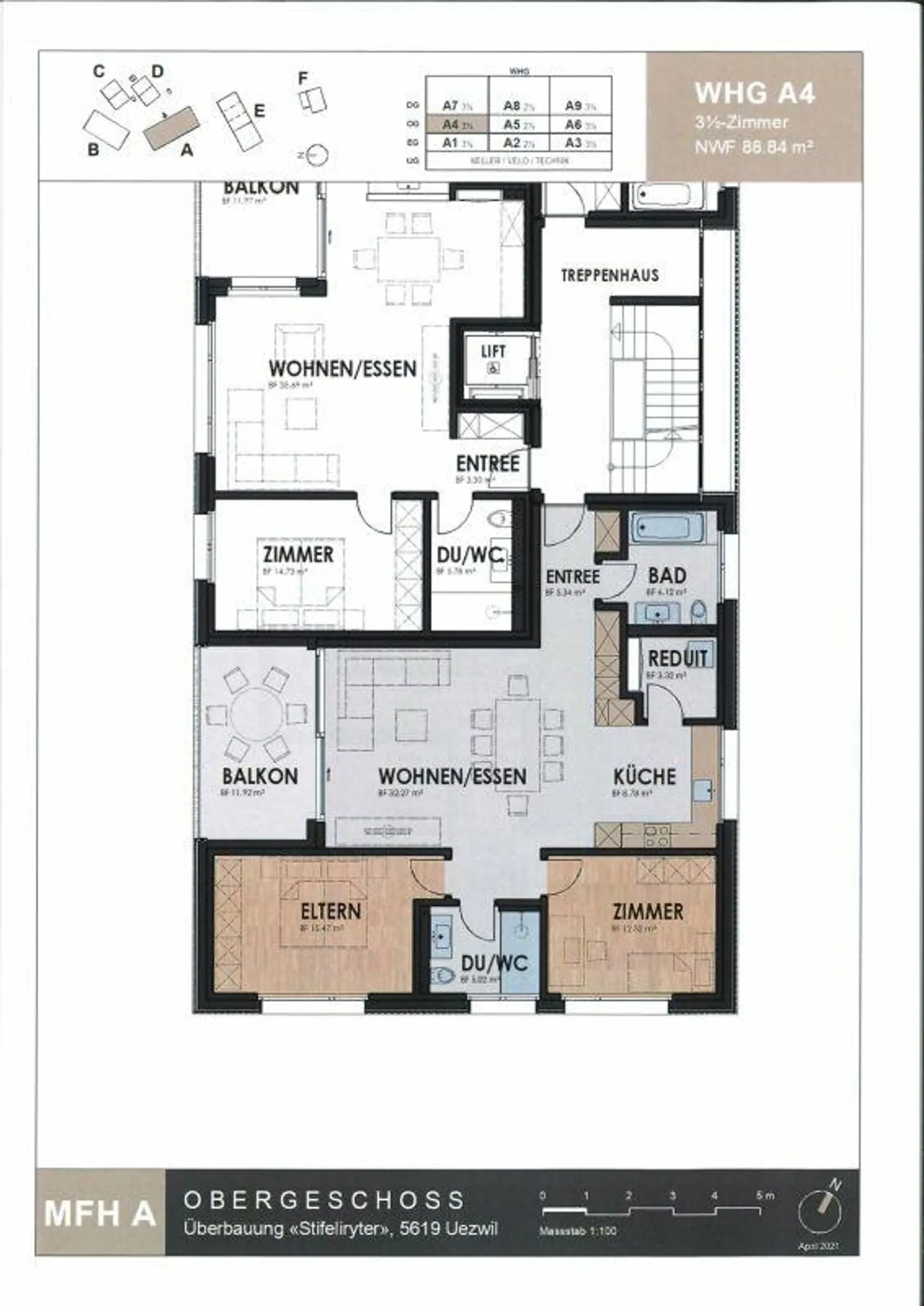 3 1/2 Room Apartment (A4) - Photo 9 of 9