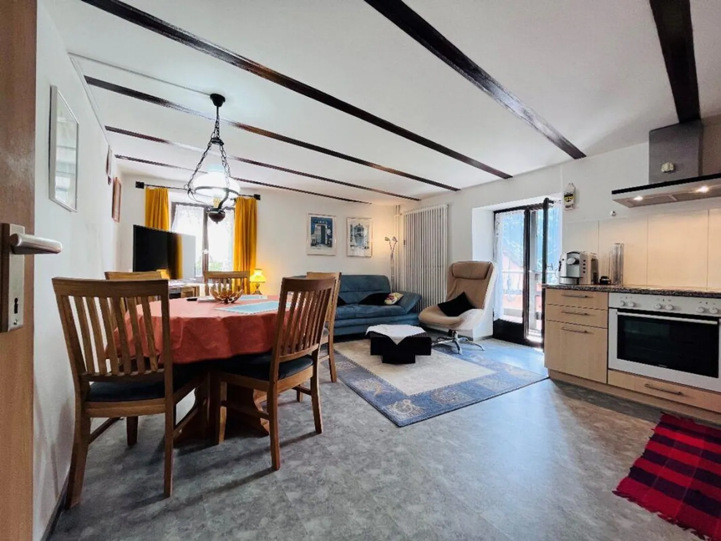 Appartement rénové de 3 ½ pièces, au deuxième étage avec terrasse... - Photo 4 sur 5