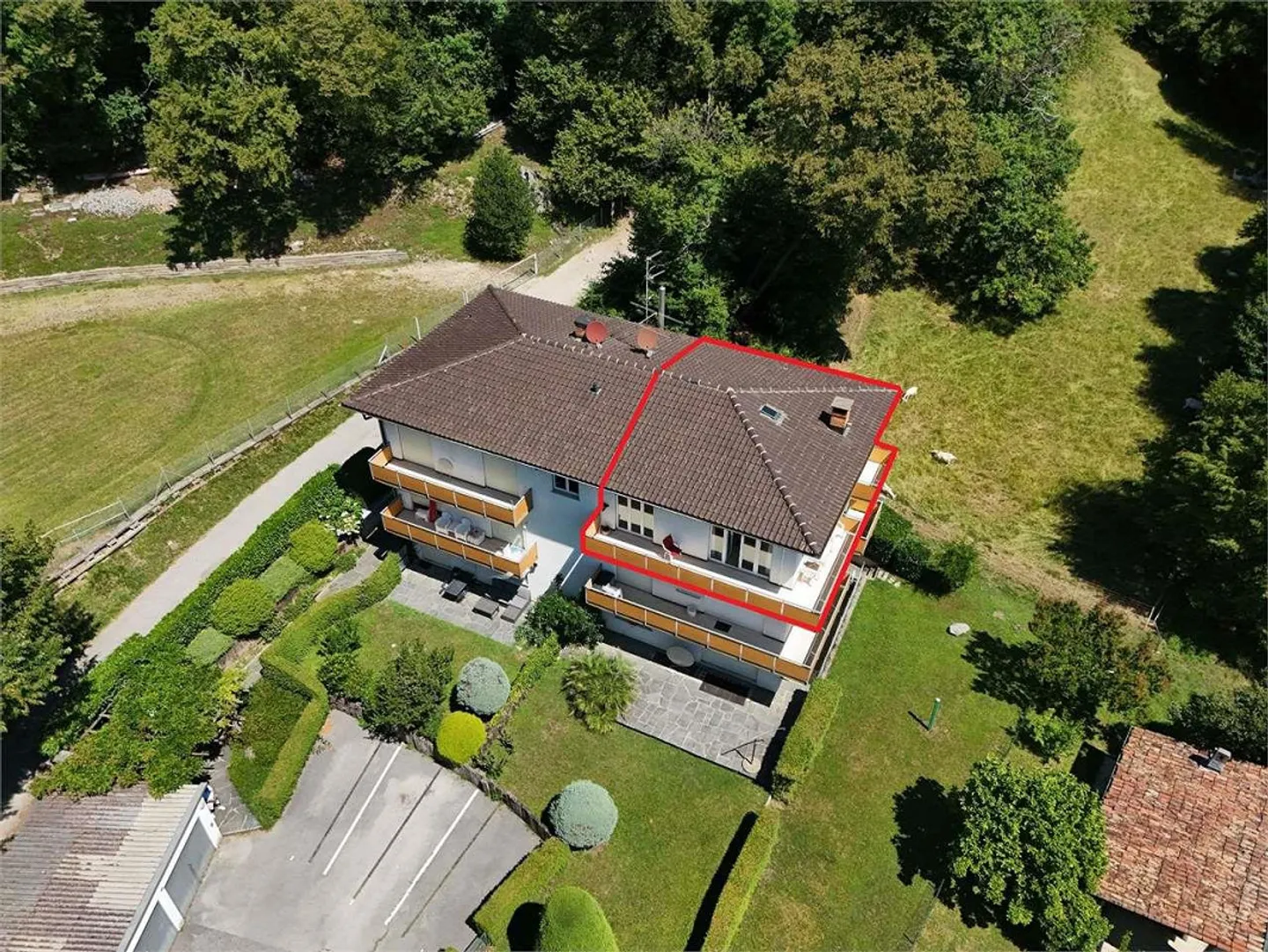 Penthouse 3.5 Zimmer in Carona - auch als Zweitwohnsitz - Foto 1 von 13