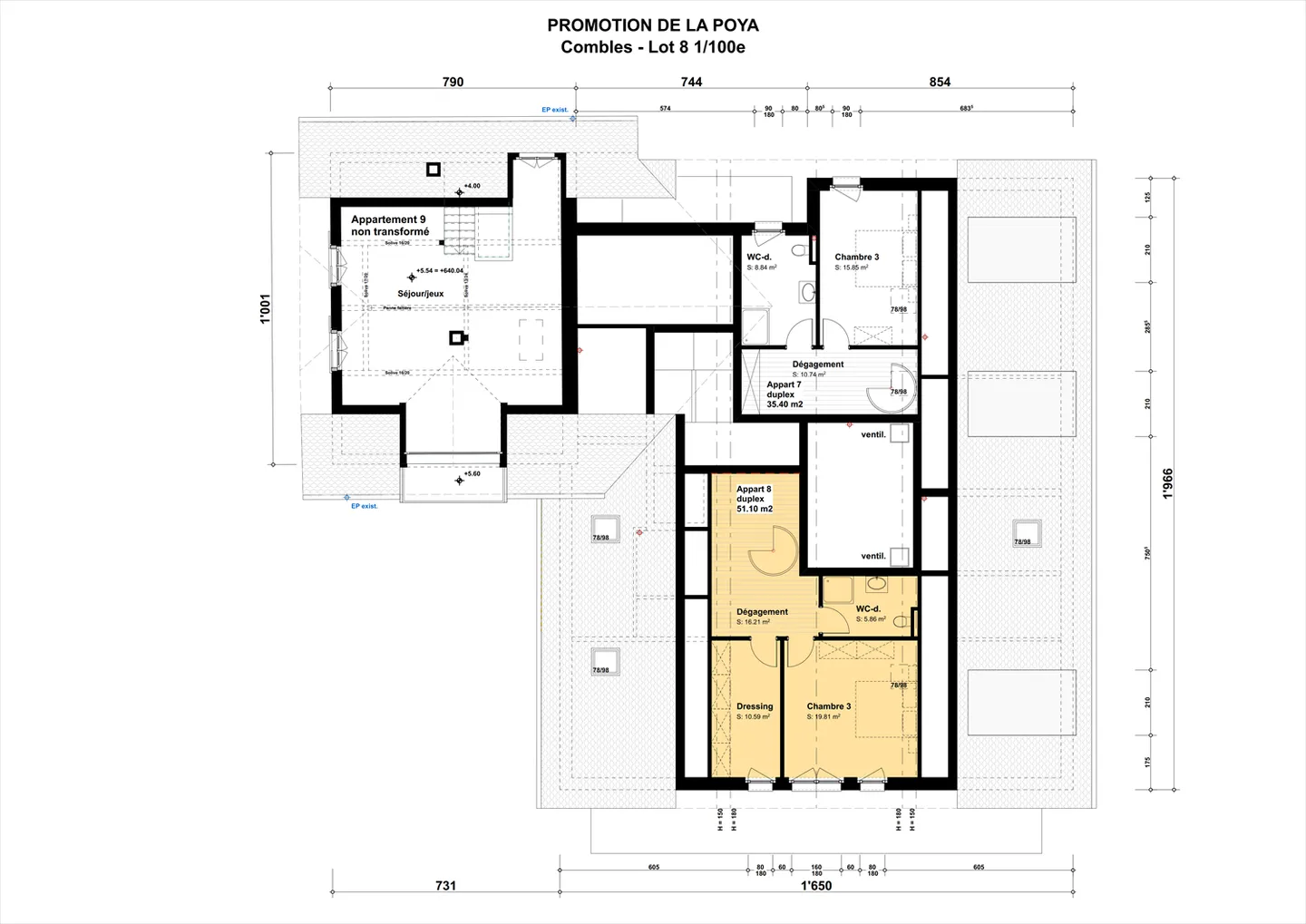 Duplex di 4,5 vani - Foto 4 di 11