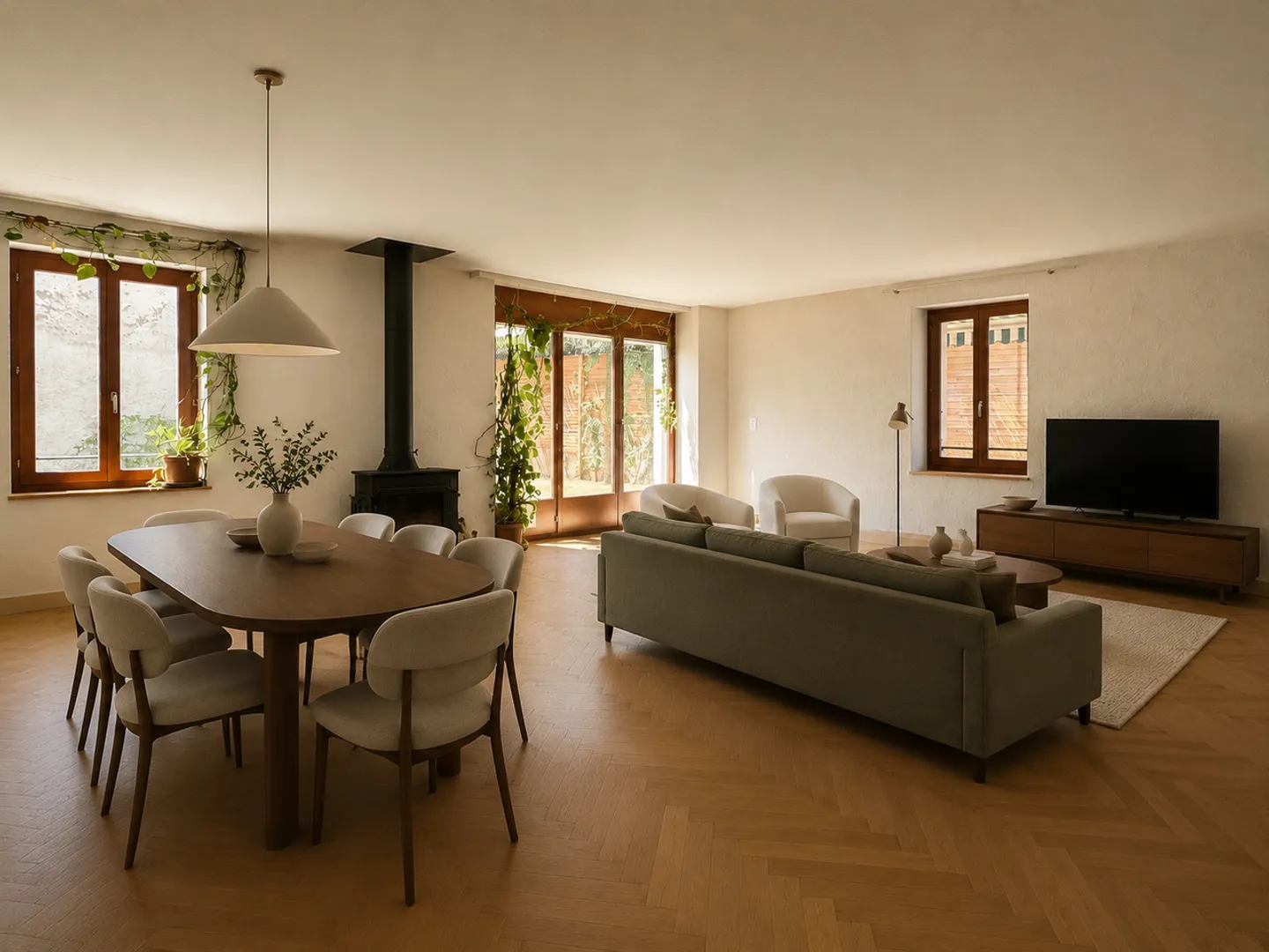 Spacious duplex apartment in a charming village house - Photo 4 of 7