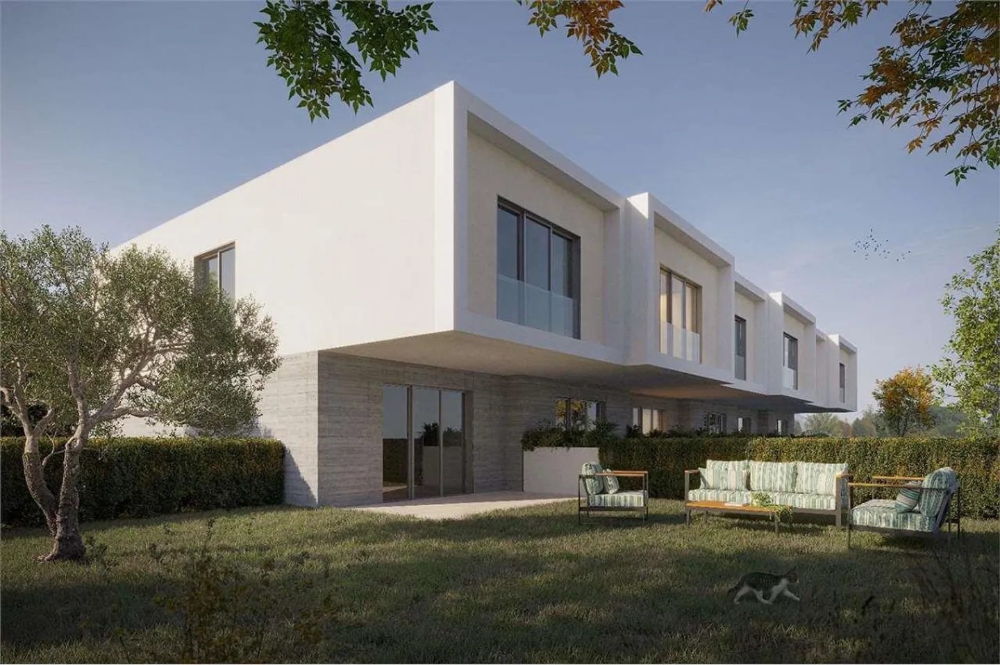 Moderne Reihenhaus-Villa mit Garten - Foto 6 von 12