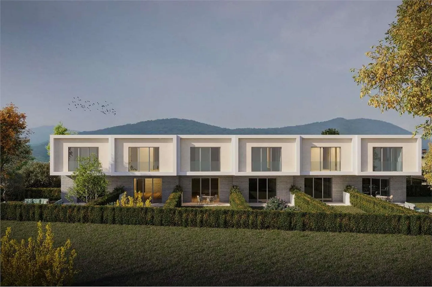 Moderne Reihenhaus-Villa mit Garten - Foto 10 von 12