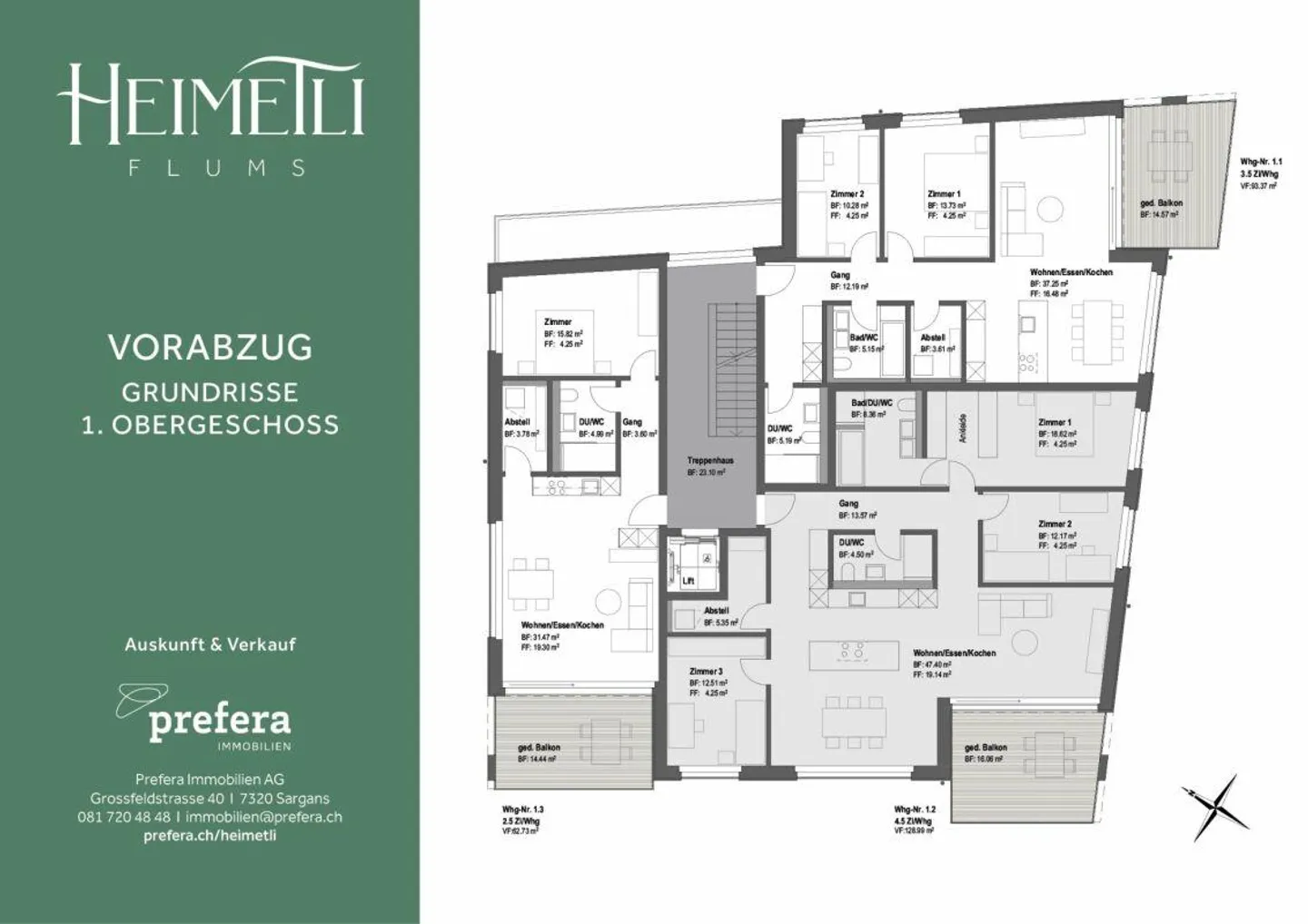 Moderne Wohnungen in Flums - Foto 2 von 3