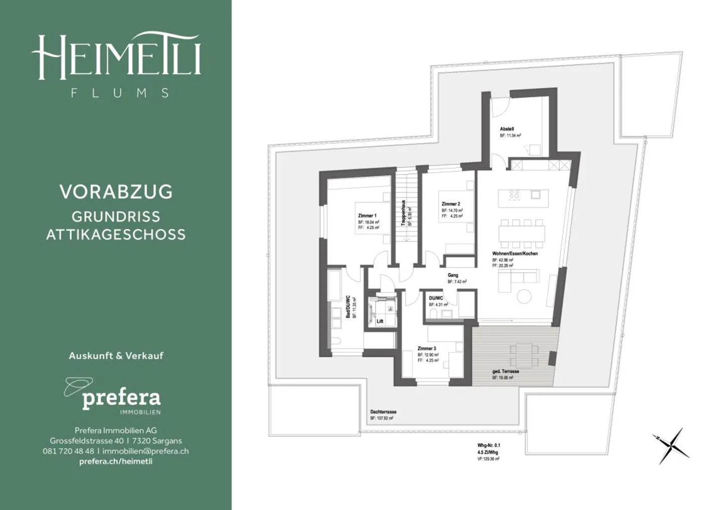 Moderne Wohnungen in Flums - Foto 3 von 3