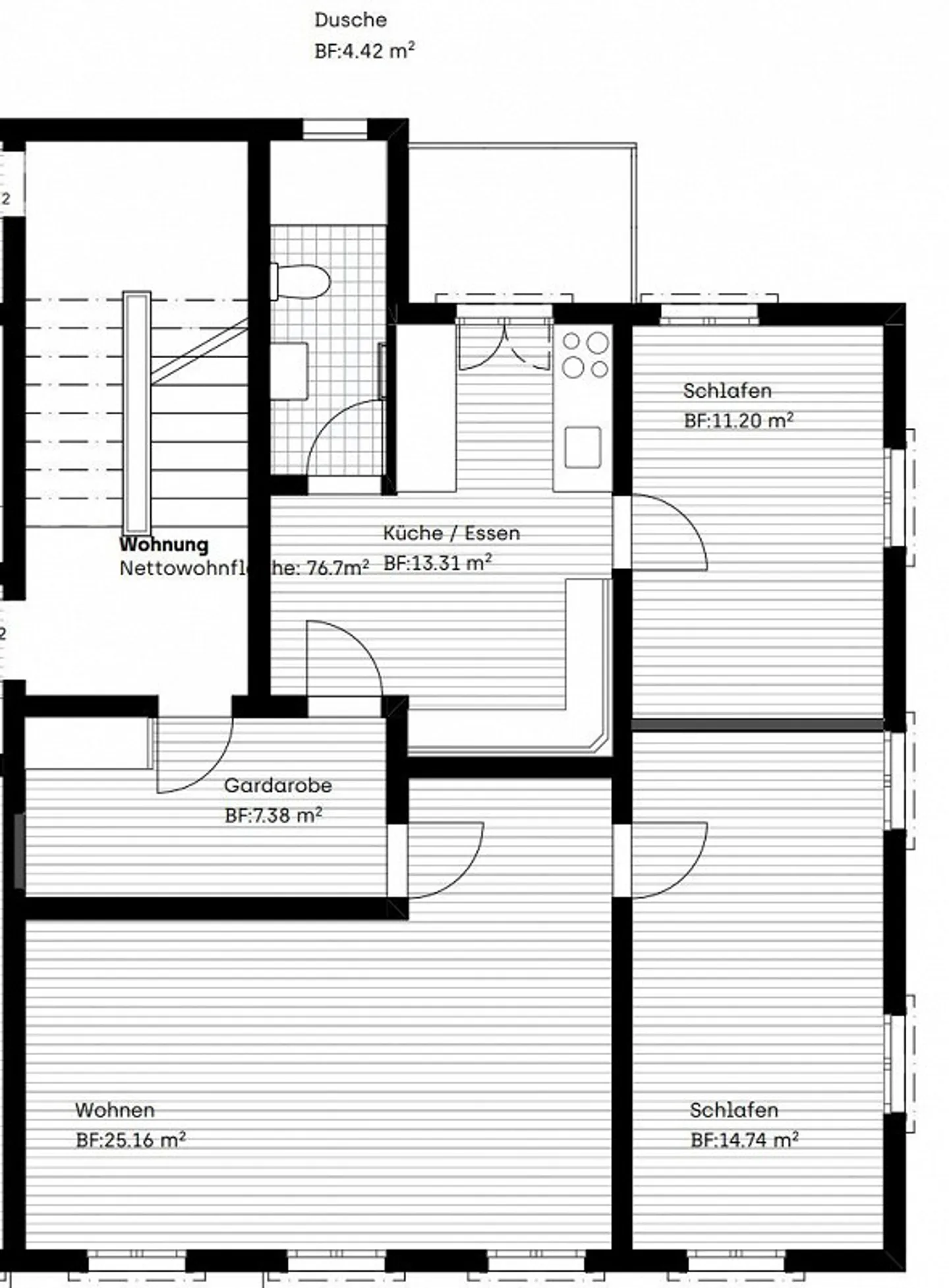 Appartamento 3.5 locali appena ristrutturato in posizione centrale ad Appenzell - Foto 10 di 10