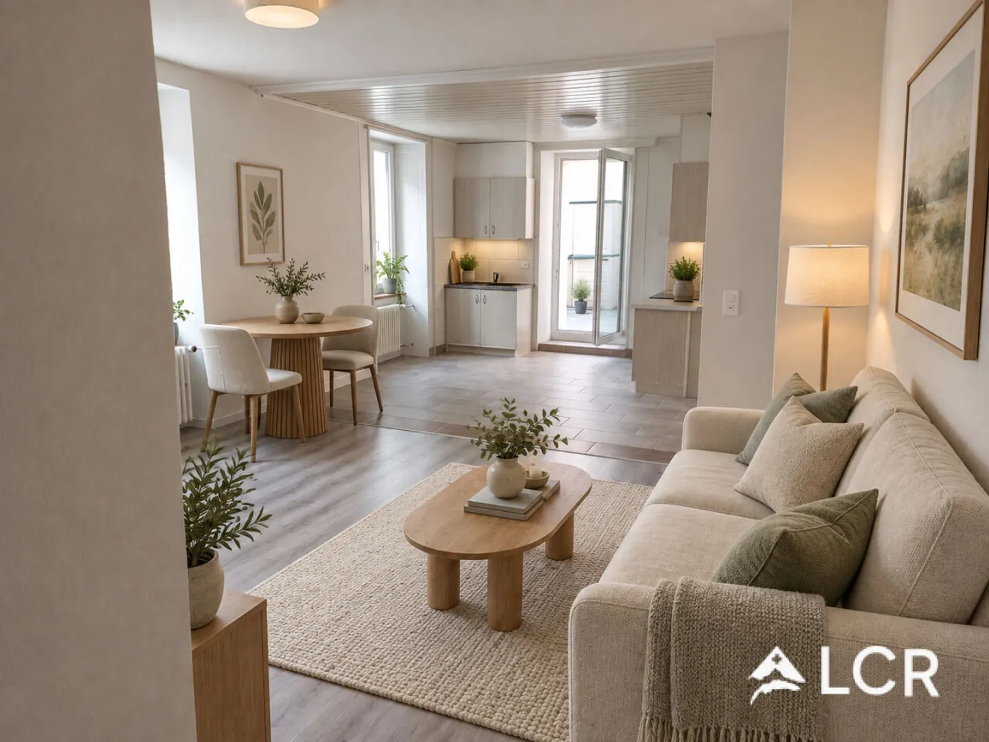 Bel appartement de 3p à Fleurier - Foto 1 di 8