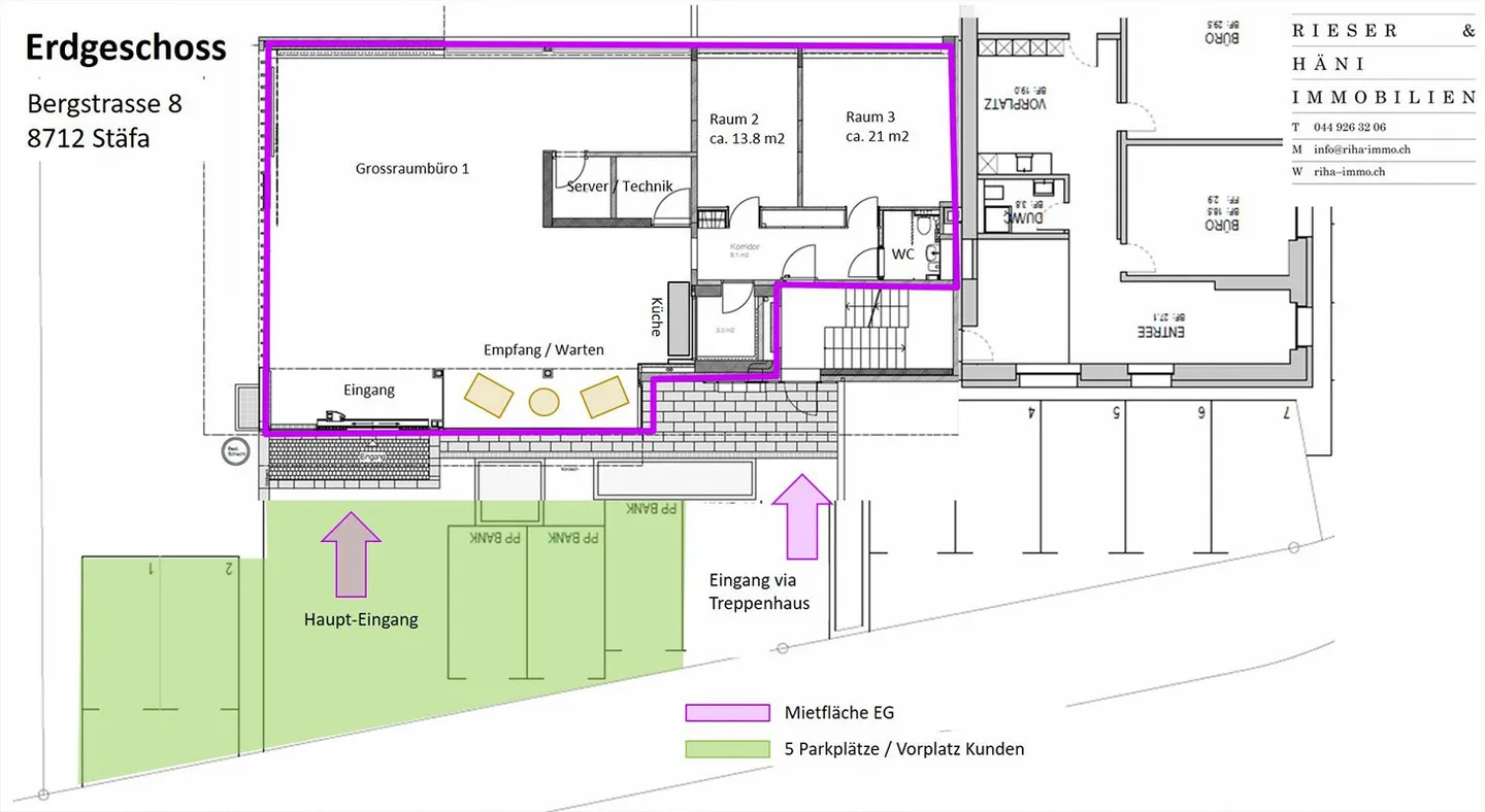 First-class office/practice/sales spaces in the center and train station - Photo 12 of 13