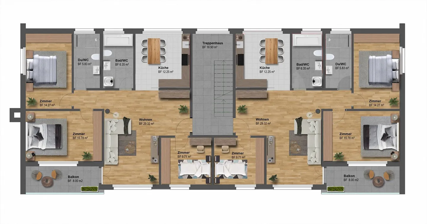 4.5 Room Apartment Above the Rooftops of Speicher - Photo 9 of 9