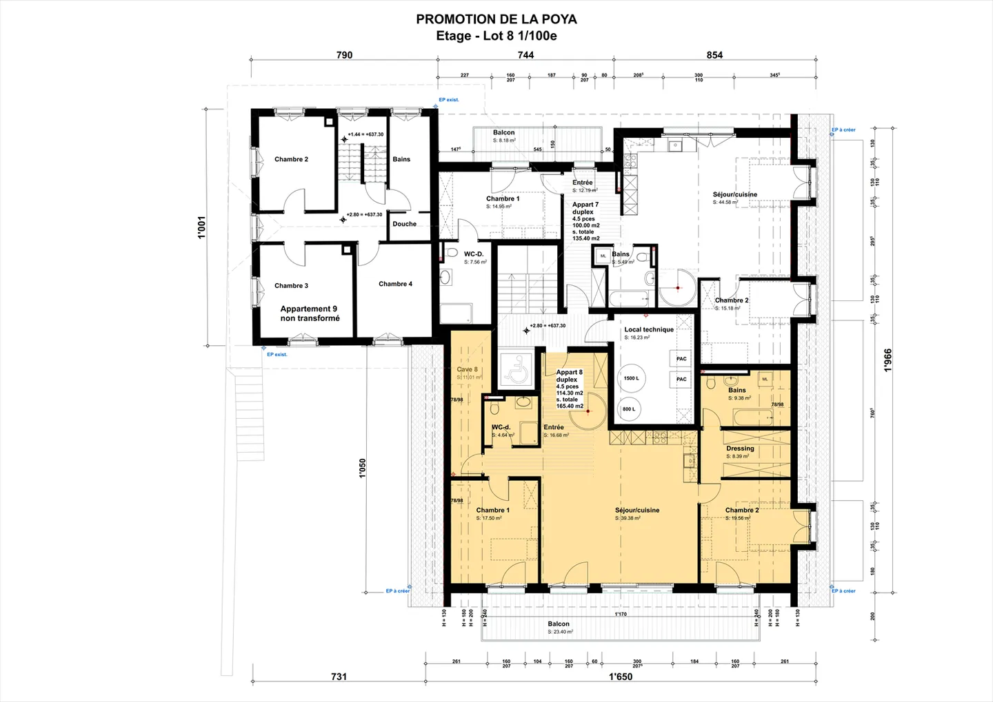 Duplex di 4,5 vani - Foto 3 di 10