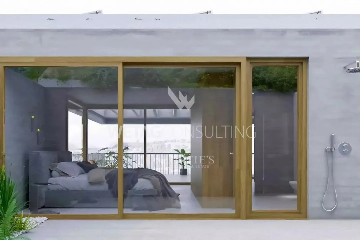 Lugano-Viganello: Moderno appartamento attico con grande terrazza coperta e vista lago in vendita - Foto 5 di 8