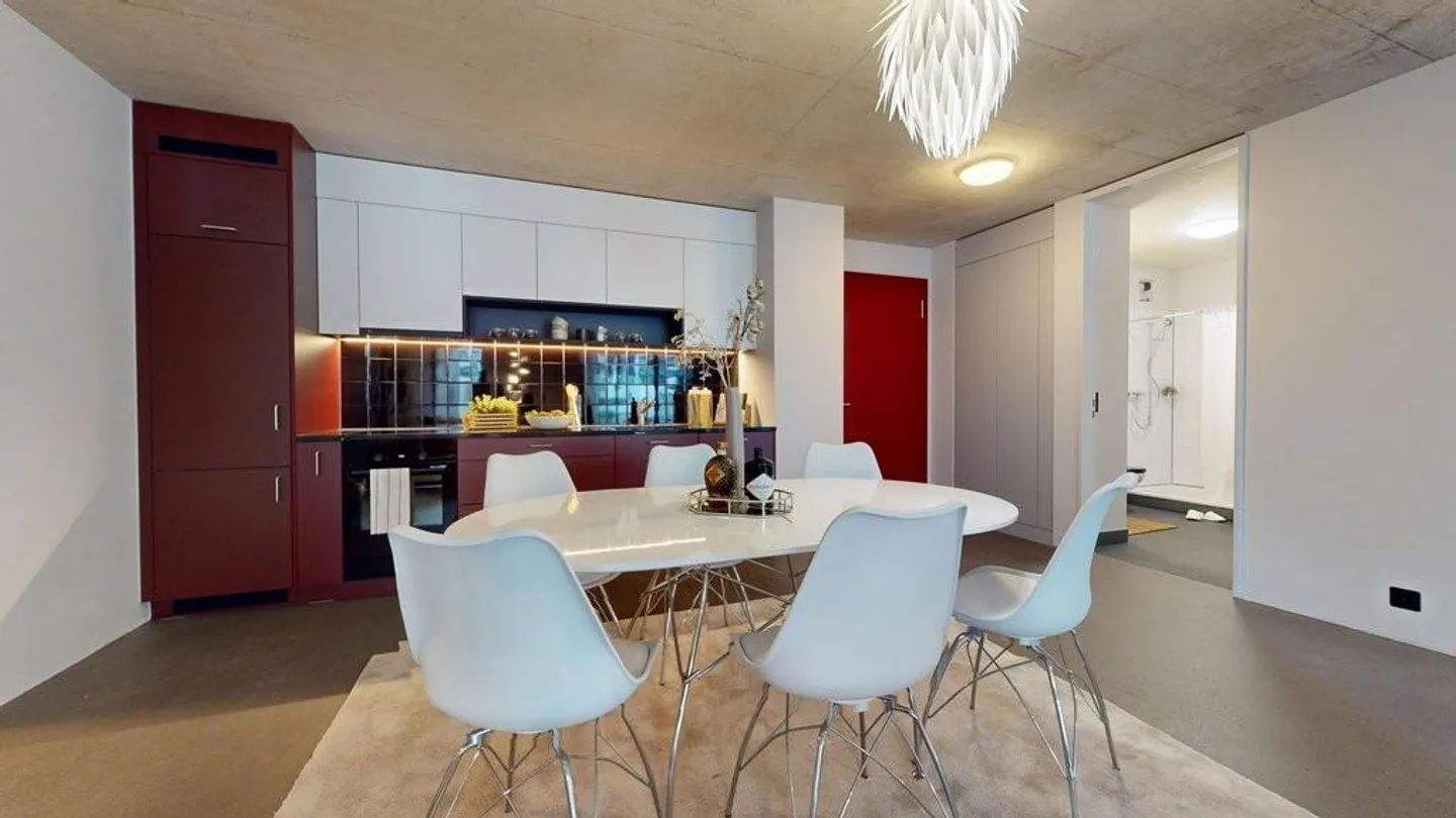 Oasis de bien-être : Emménagez dans un appartement moderne de 3,5 pièces dans un emplacement de choix - Photo 2 sur 7