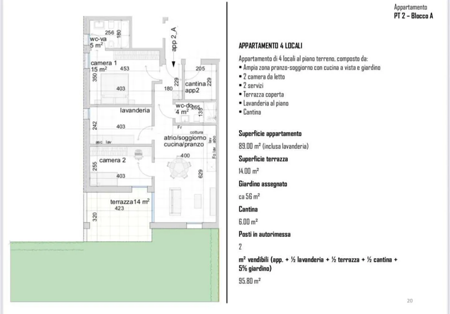 Appartement moderne avec grand espace vert privé - Photo 3 sur 3
