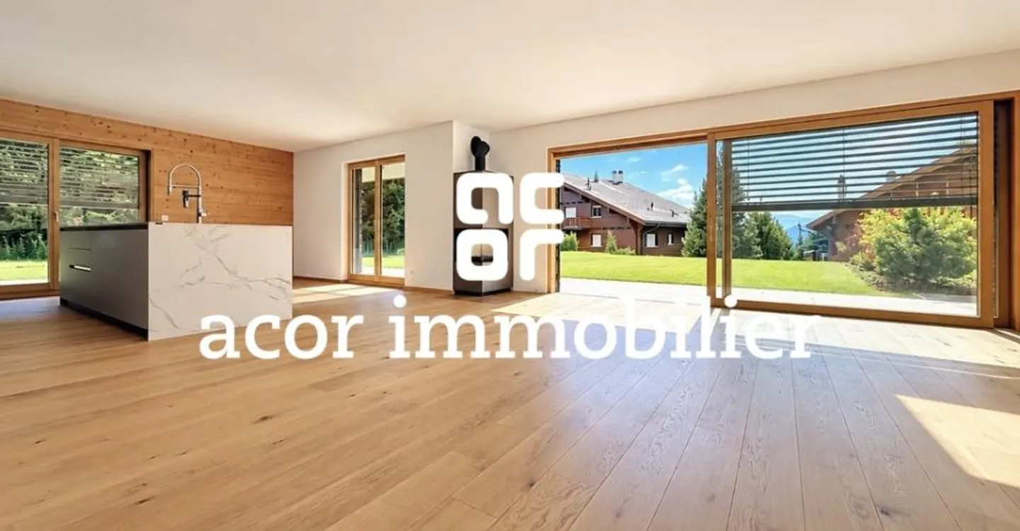 CRANS-MONTANA – 4.5 ROOM NEW APARTMENT OF 223 M² – HUGE TERRACE & GARDEN - Photo 8 of 12