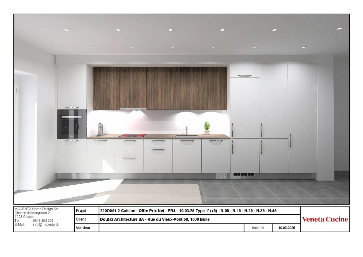Apartment 3.5 rooms in Marly - Photo 5 of 6