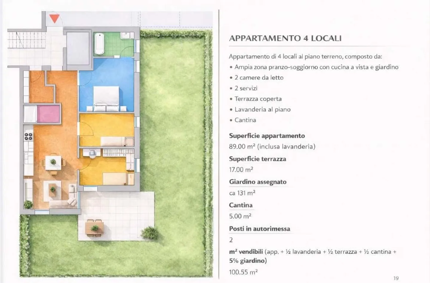 Appartamento elegante con giardino privato - Foto 3 di 3