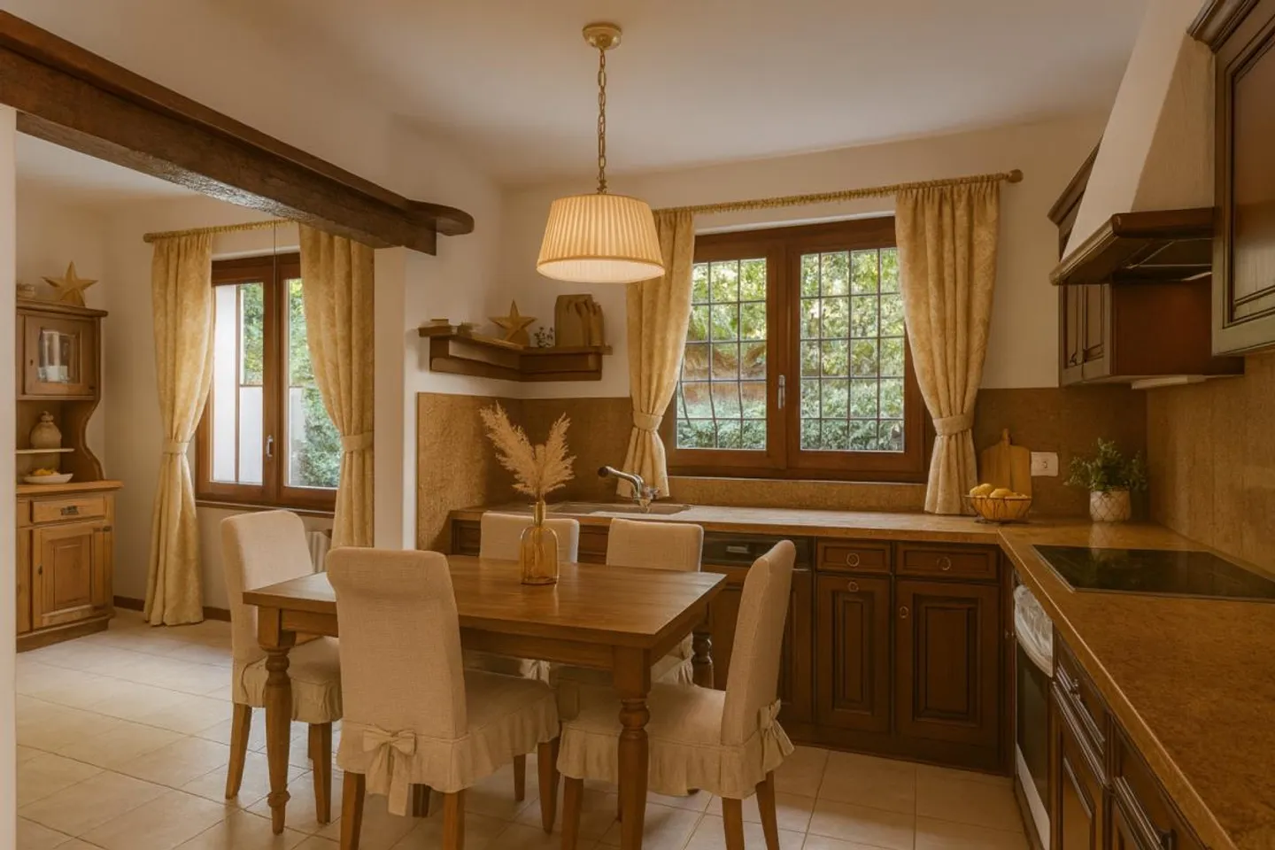 Elegantes Mittelmeervilla mit atemberaubendem Blick auf den Luganer Golf - Foto 8 von 23