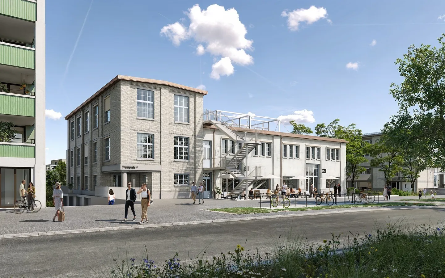 Trafogebäude - La tua sede aziendale con carattere nell'area Papieri a Cham - Foto 2 di 9