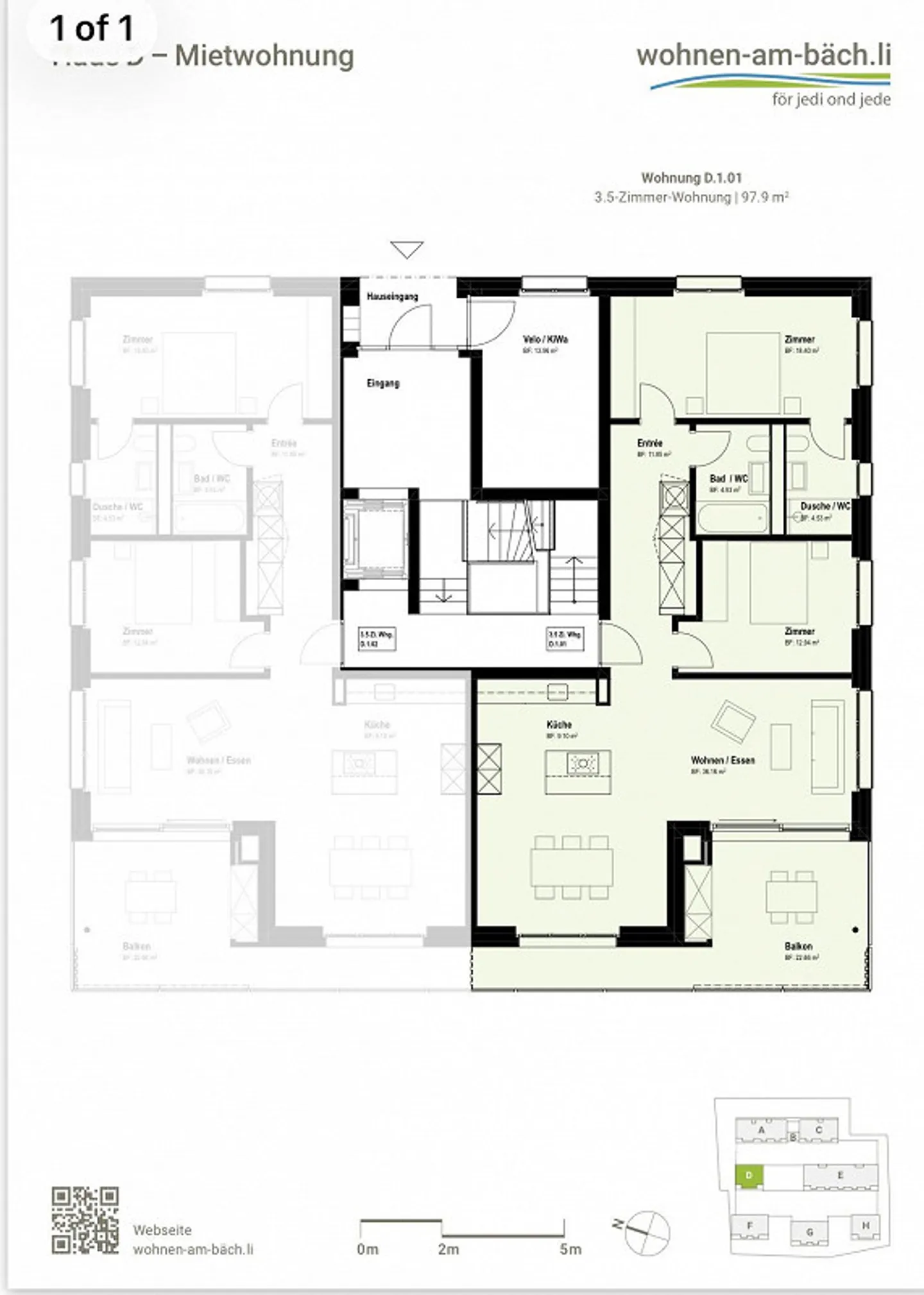 Appartement 3.5 pièces à Reiden - Photo 6 sur 6