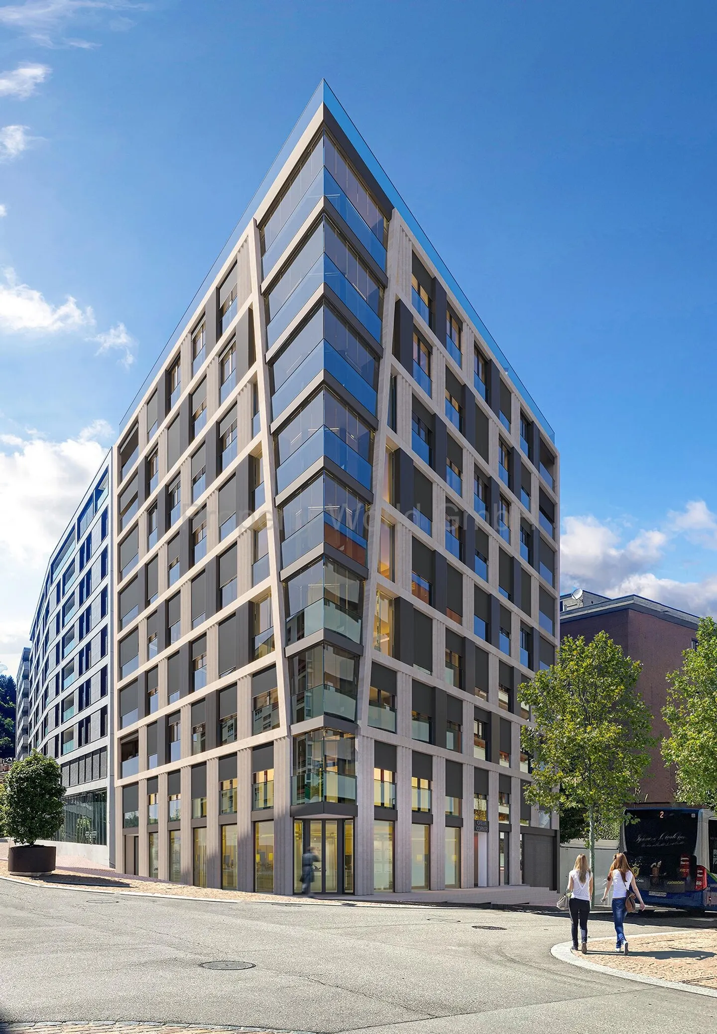 Penthouse exclusif à Paradiso (TI) 796 m2 avec vue sur le lac - Photo 2 sur 7