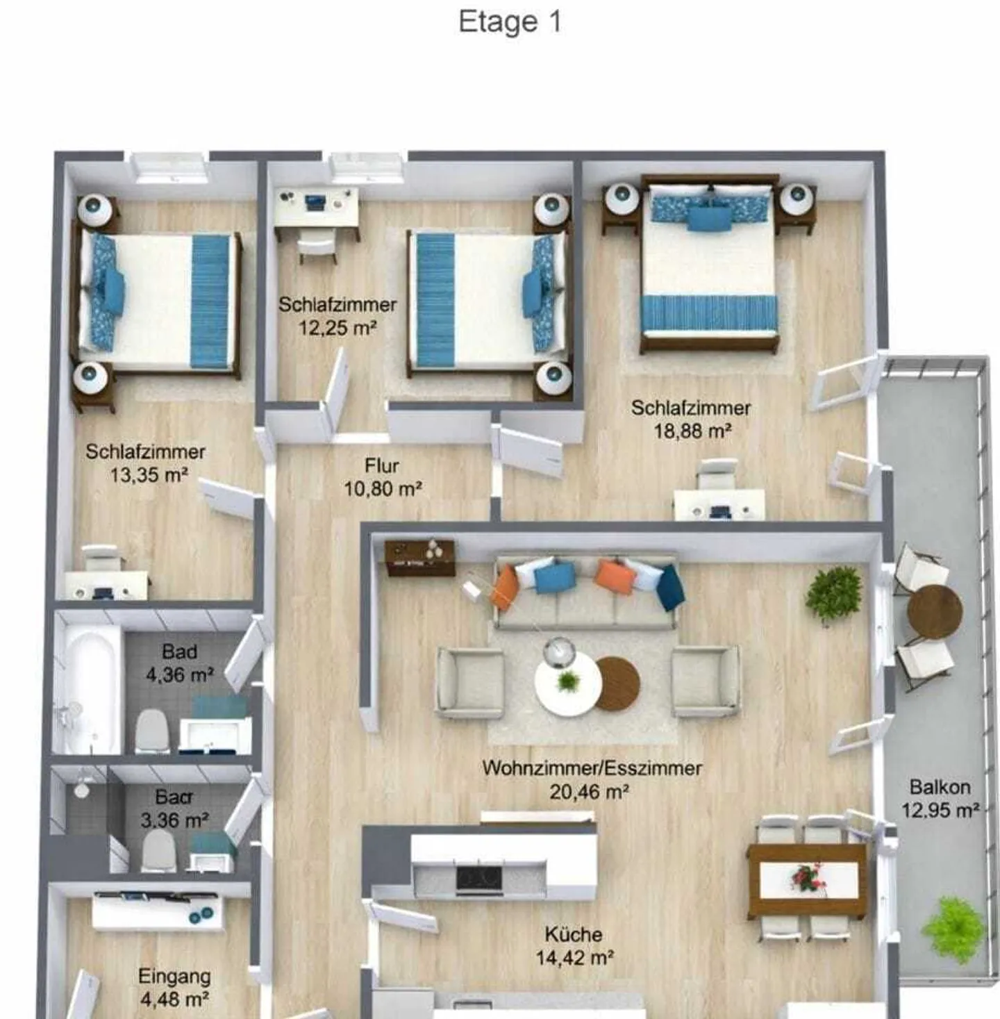 Familienfreundliche Wohnung in Lyss - Foto 11 von 11