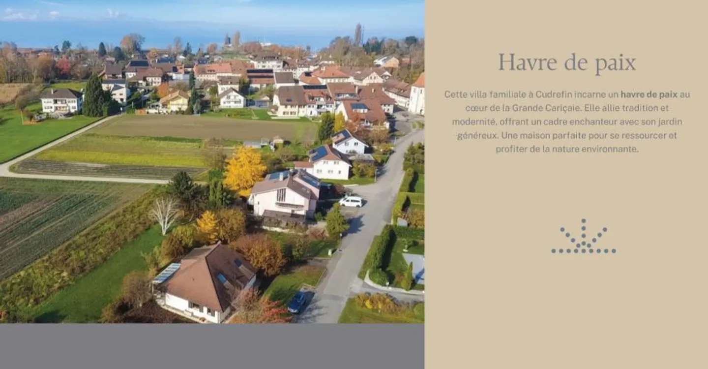 Magnificent family villa with panoramic view in Cudrefin - Photo 2 of 11