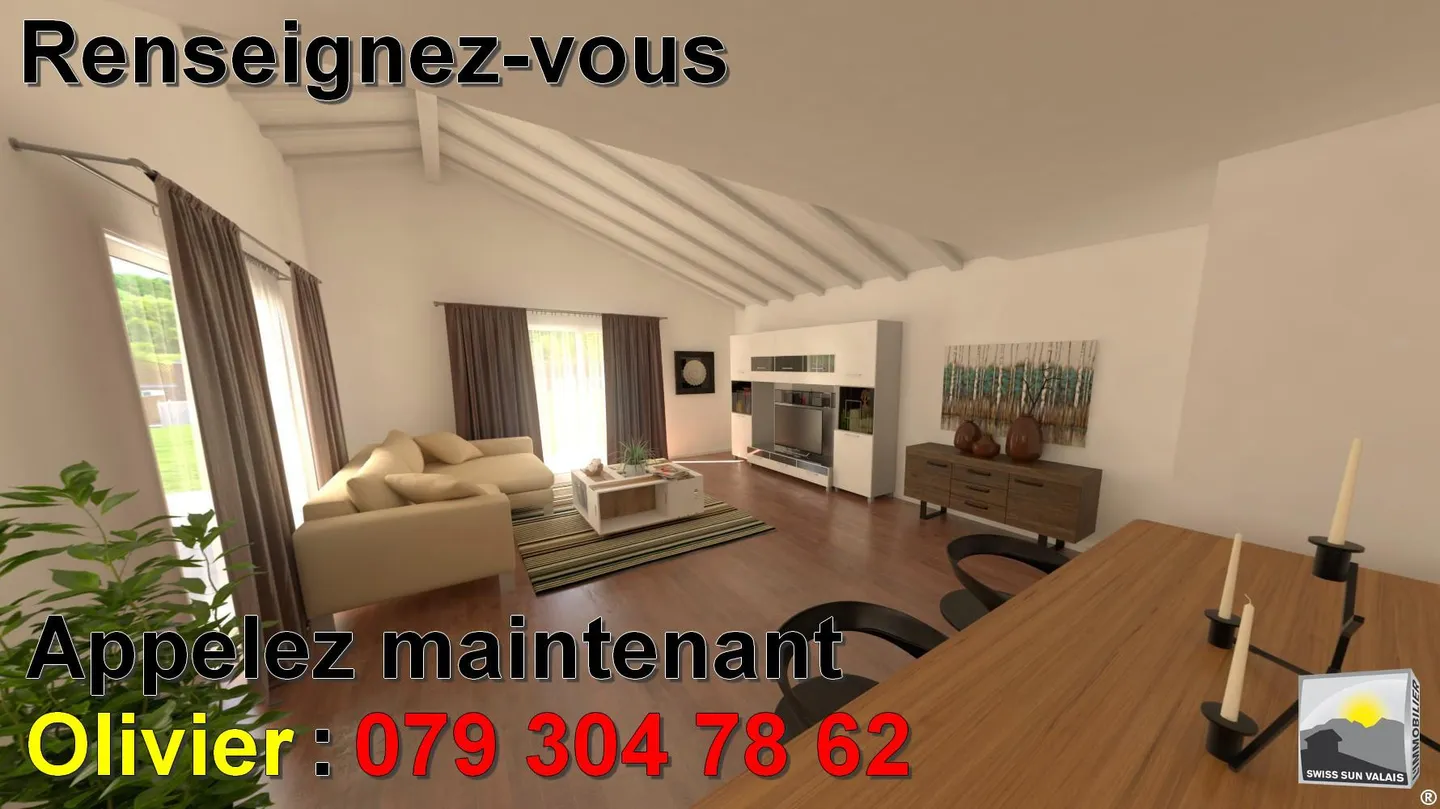 VALAIS/ Ich bin "MADISON" Magnifique Villa ind. zu bauen 6.5 Zimmer 240 m - Foto 18 von 18