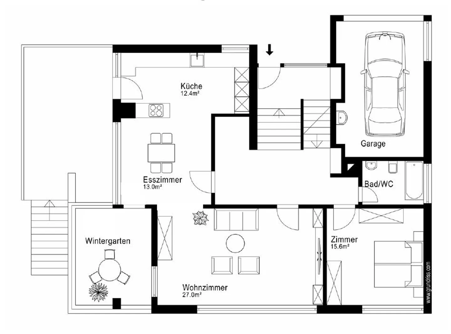 Detached single-family house with stunning garden - Photo 16 of 17