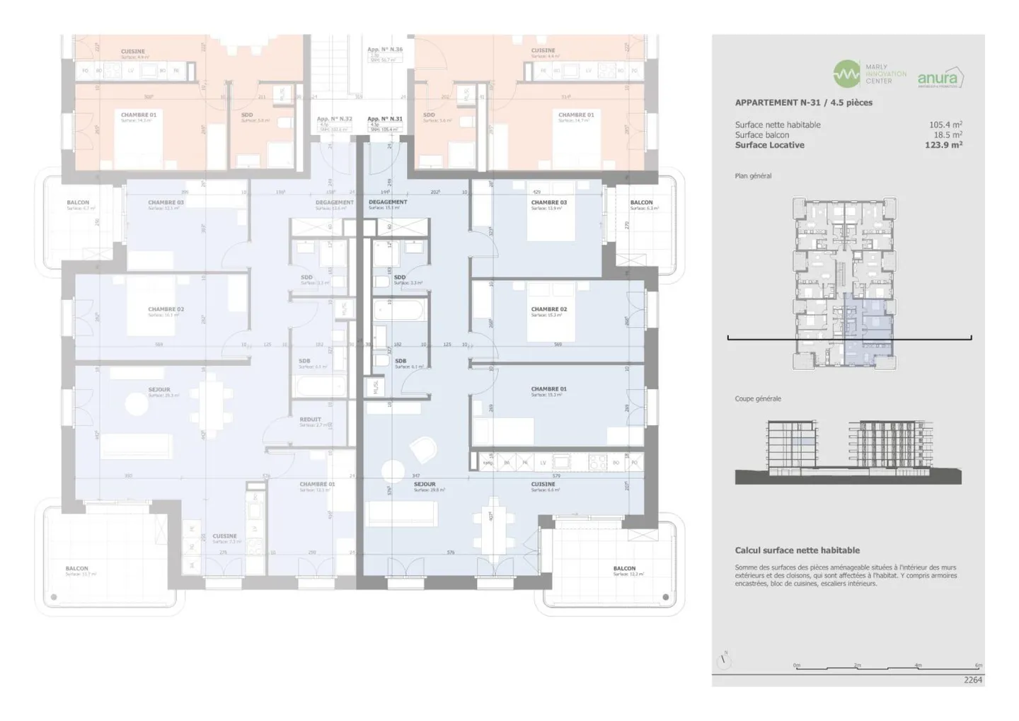 4,5-Zimmer-Wohnung in Marly - Foto 12 von 12