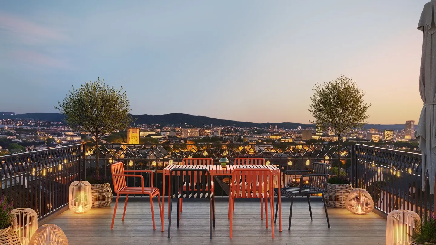 Exclusive 4.5-room maisonette with private roof terrace and panoramic view - Photo 6 of 8