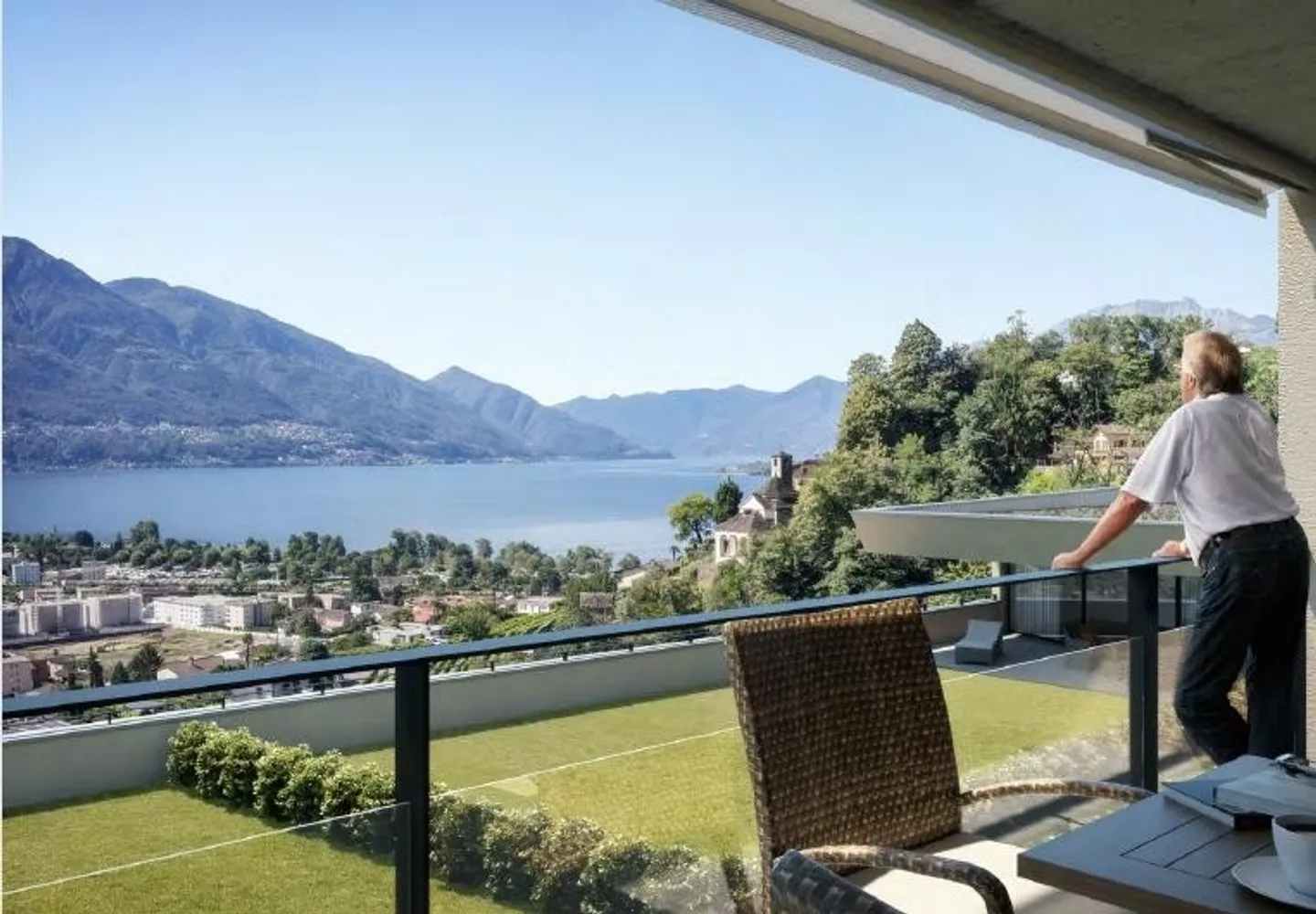 Bellissimo nuovo appartamento di 4,5 stanze con vista lago - Foto 3 di 10