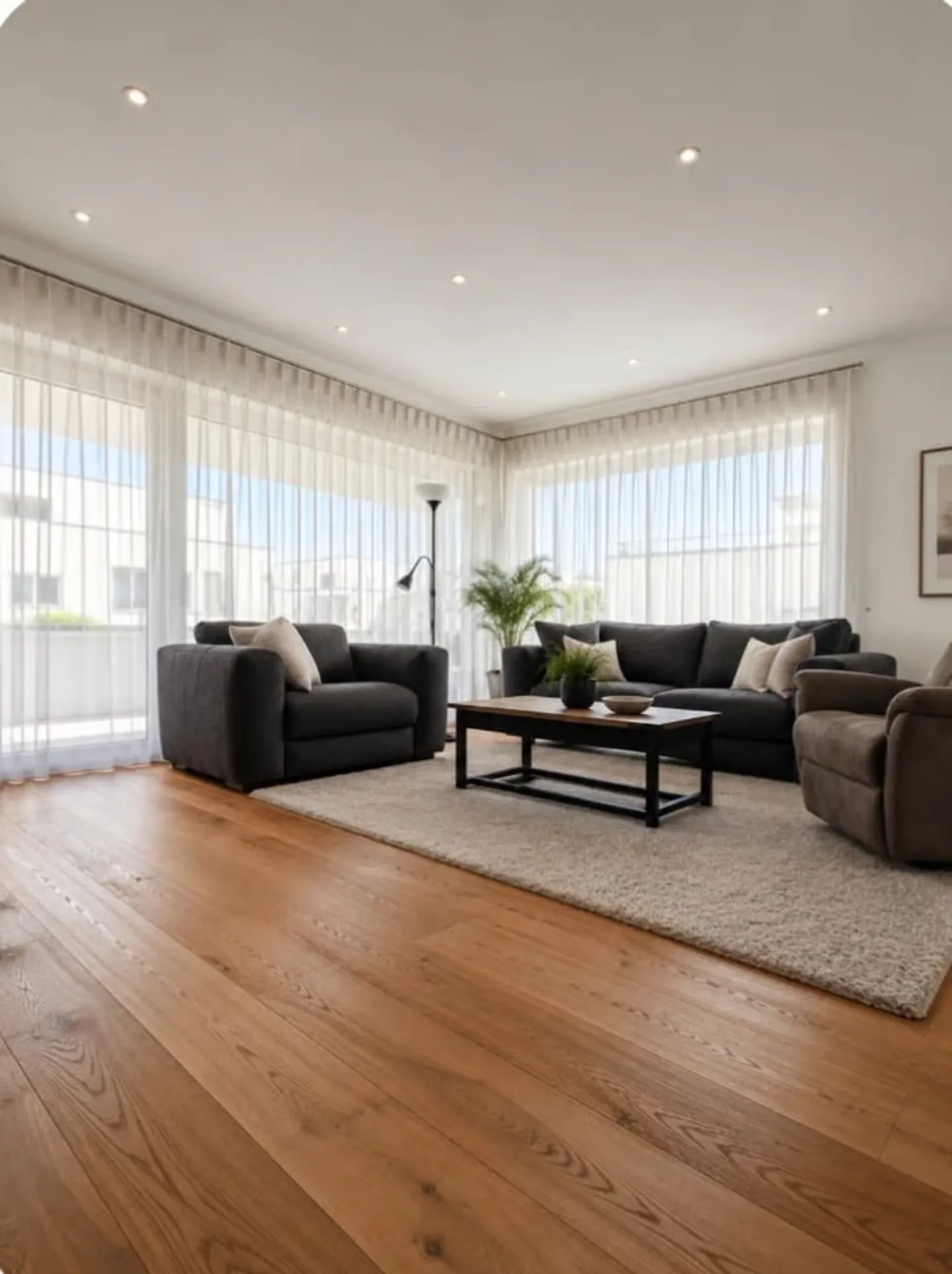 SUPERBE 4.5 PIÈCES AVEC GRAND BALCON + STUDIO INDÉPENDANT EN OPTION À ROSSENS (F - Photo 1 sur 7