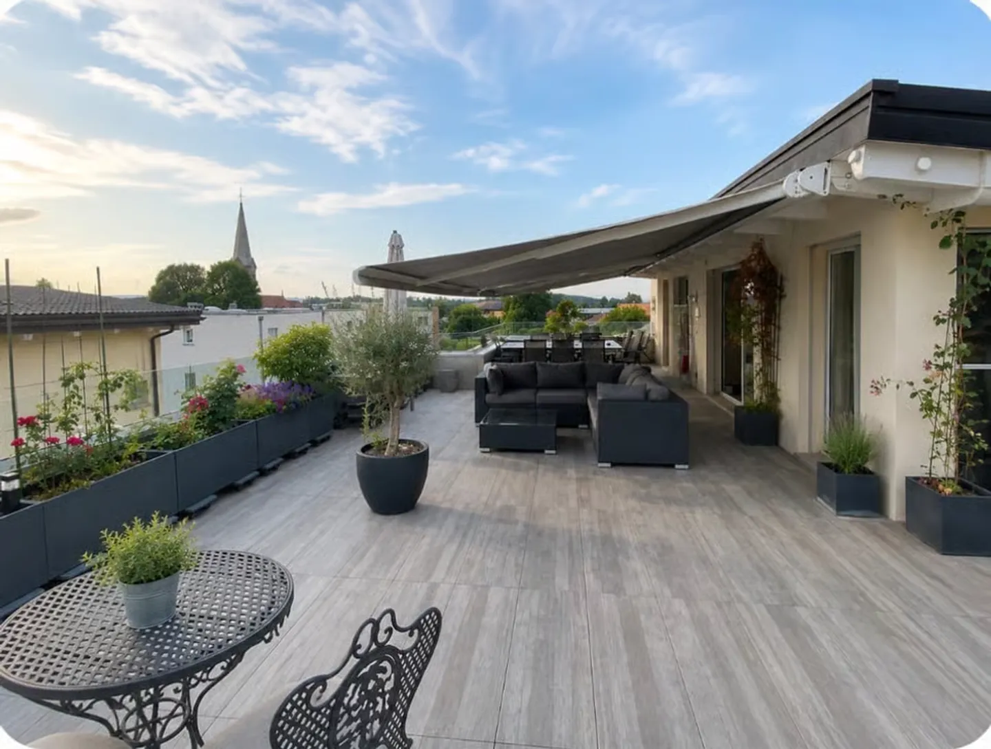 SUPERBE 4.5 PIÈCES AVEC GRAND BALCON + STUDIO INDÉPENDANT EN OPTION À ROSSENS (F - Photo 6 sur 7