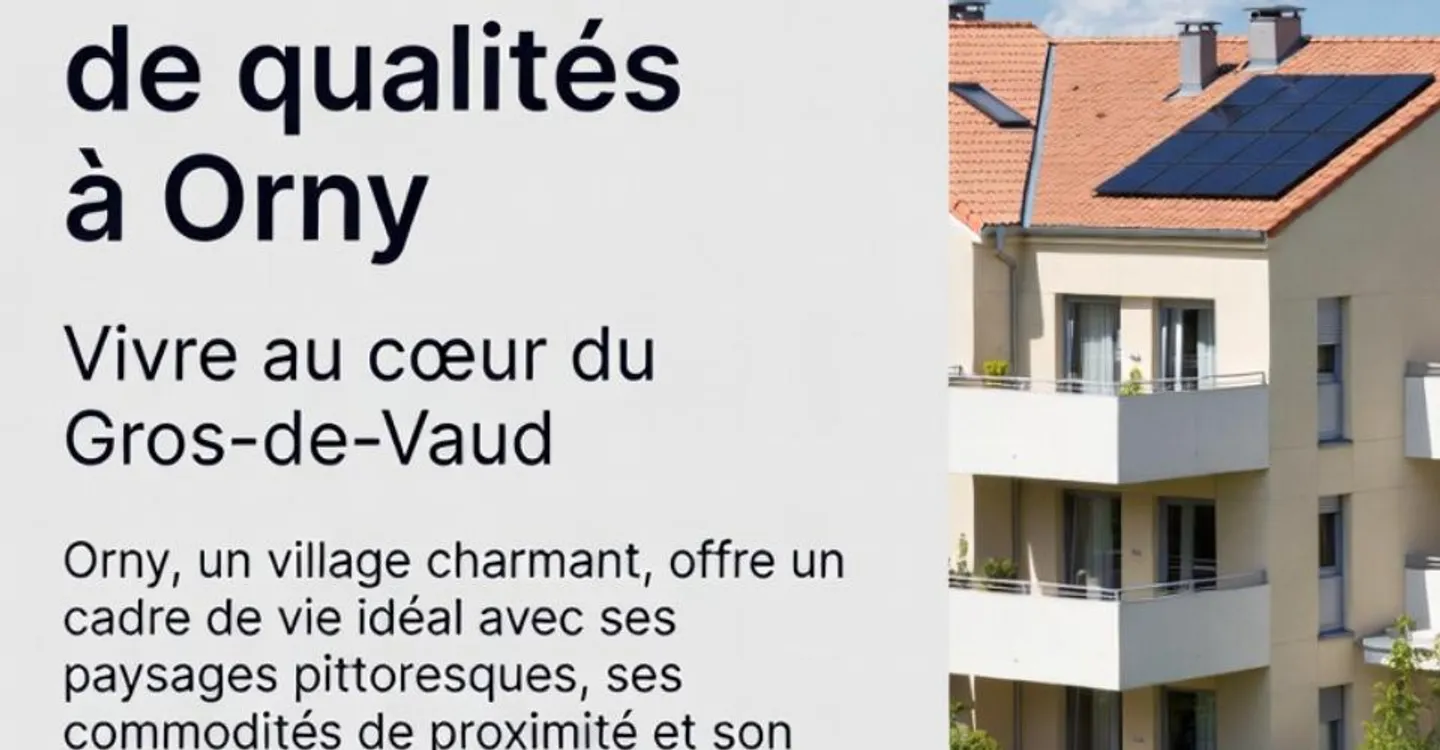 Appartement moderne à Orny - Photo 1 sur 4