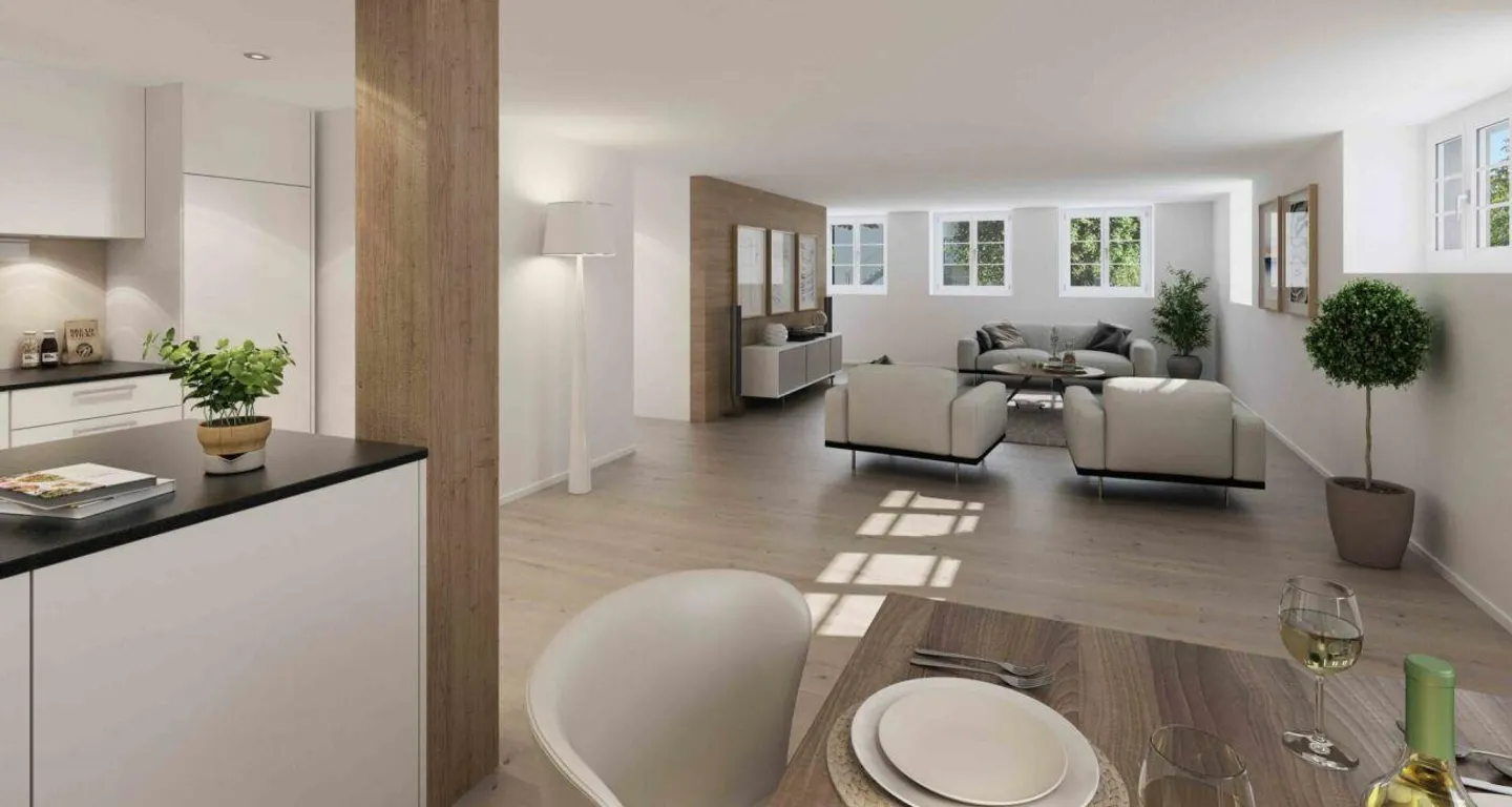 PRÊT À ÊTRE OCCUPÉ À PARTIR DE Janvier 2027 ! Vie à la campagne près de la ville : Nouveaux appartements au cœur du village de Wermatswil - Photo 1 sur 14