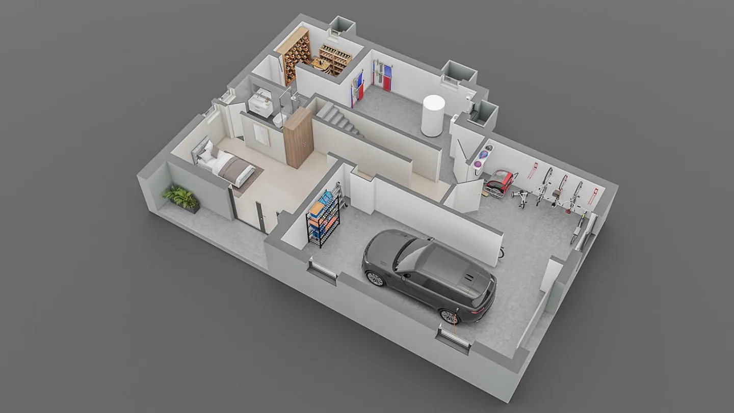 Moderna casa unifamiliare di 5,5 stanze con studio attico aperto - Foto 5 di 7