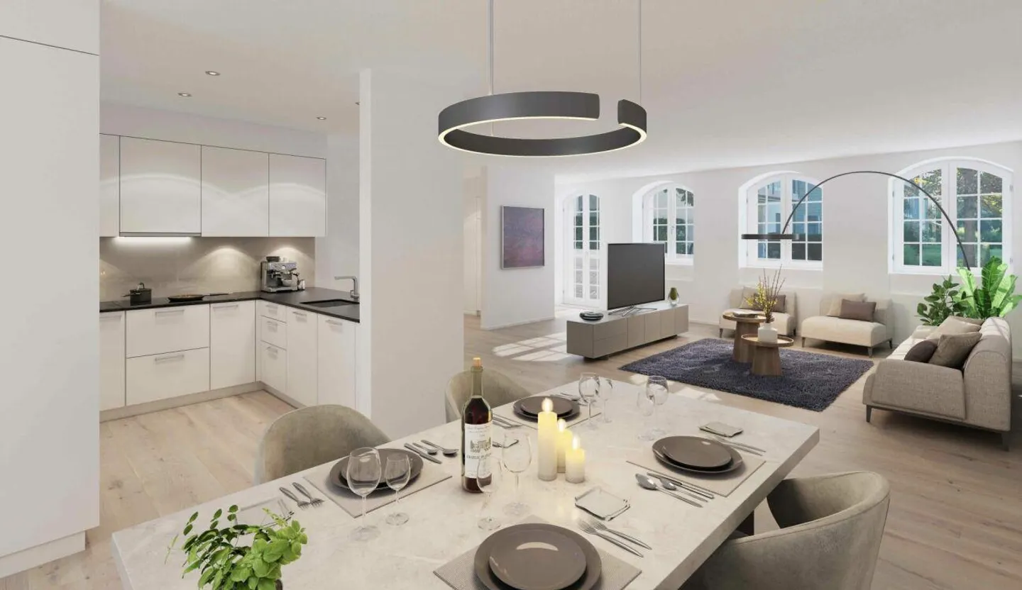 PRÊT À ÊTRE OCCUPÉ À PARTIR DE Janvier 2027 ! Vie à la campagne près de la ville : Nouveaux appartements au cœur du village de Wermatswil - Photo 2 sur 14