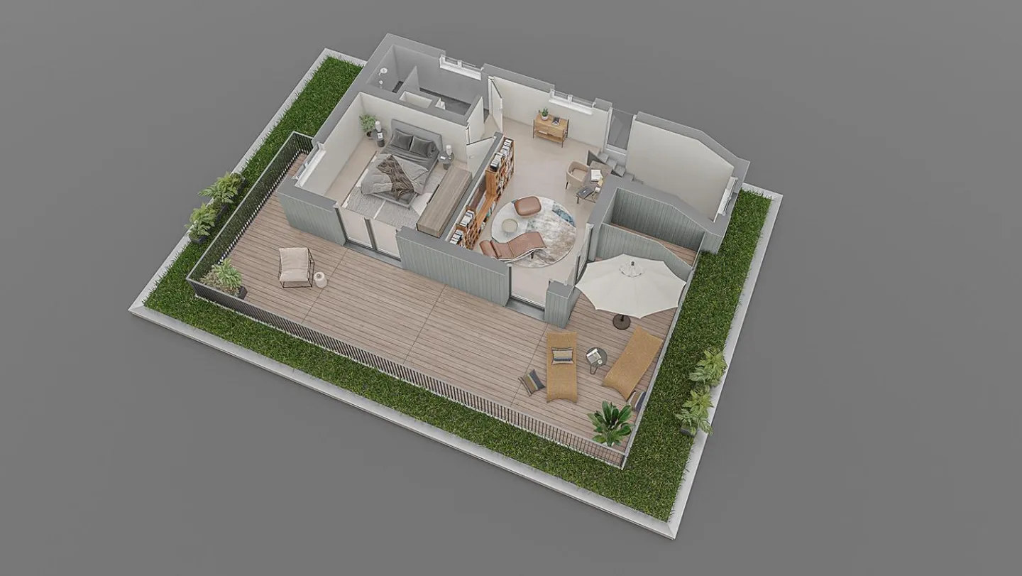 Moderna casa unifamiliare di 5,5 stanze con studio attico aperto - Foto 7 di 7