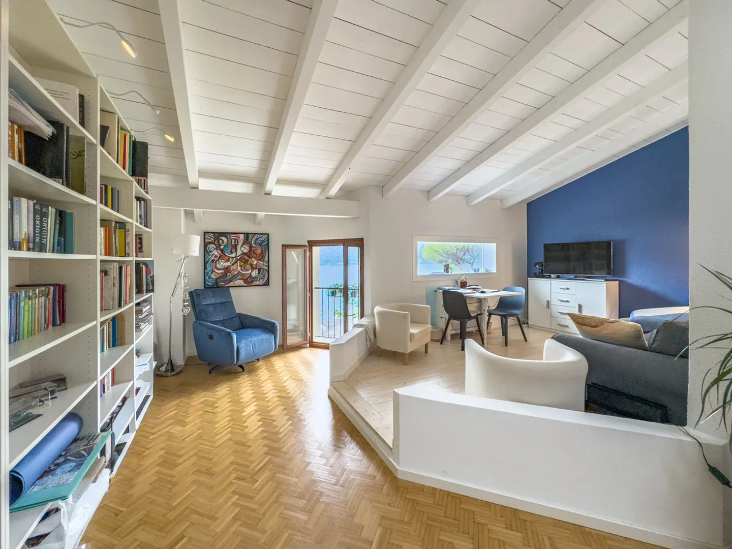 Casa gemella vista lago con giardino a Bissone - Foto 9 di 11