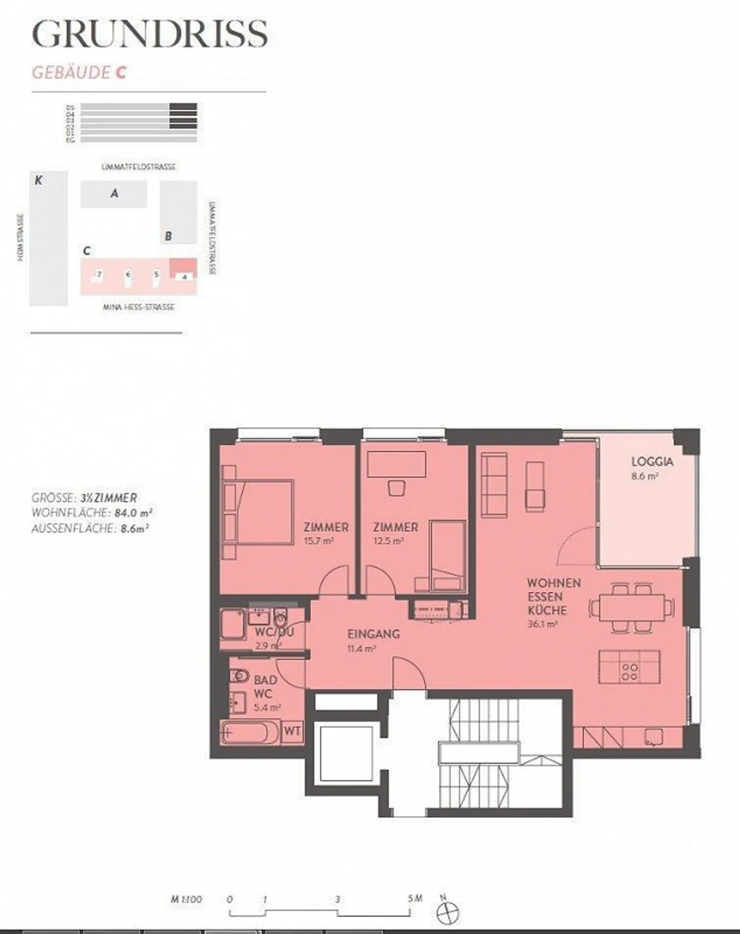 Moderne Wohnung im Zypressenhof - Foto 8 von 8