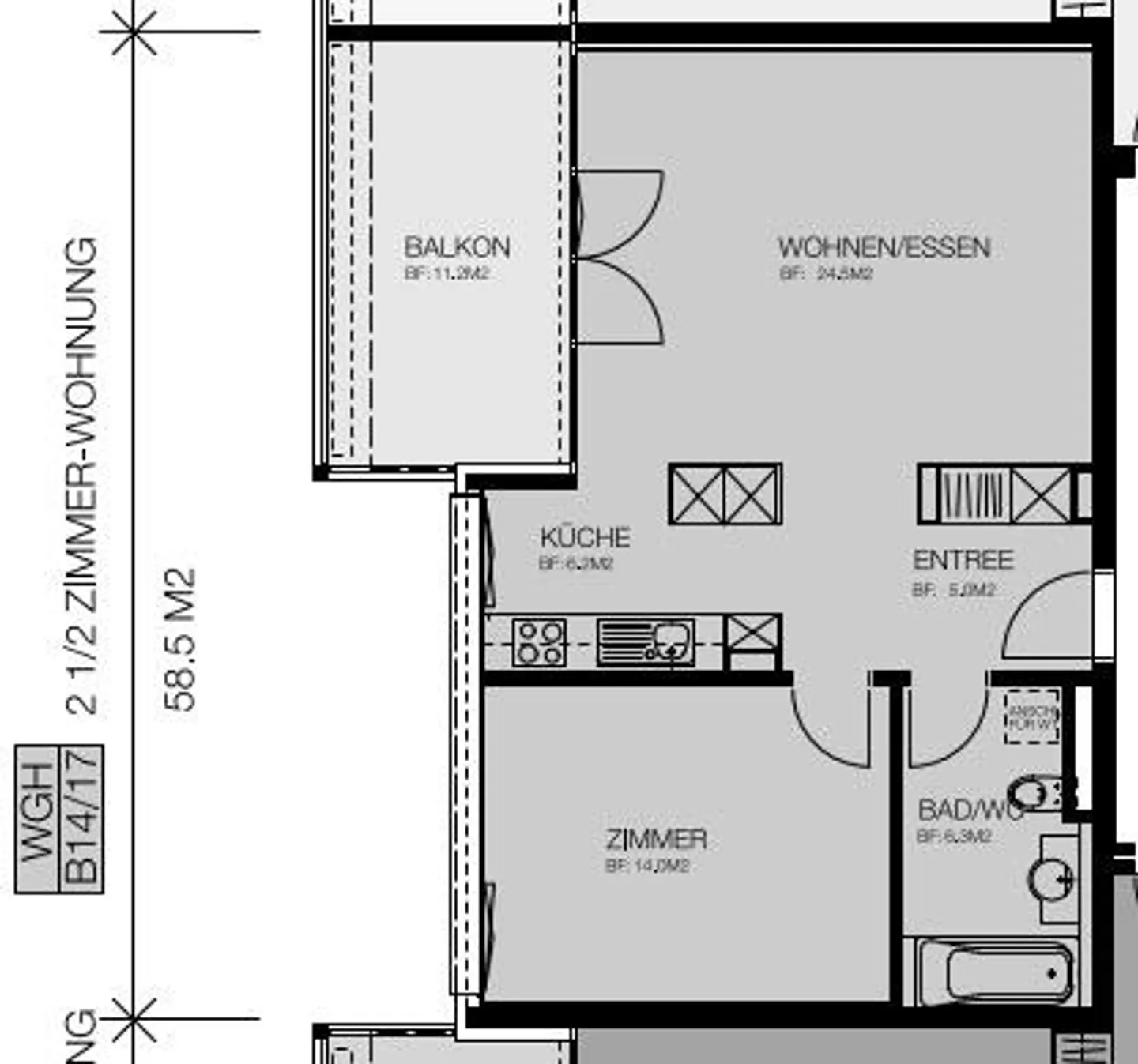 Zentrales Apartment in Rotkreuz - Foto 7 von 7
